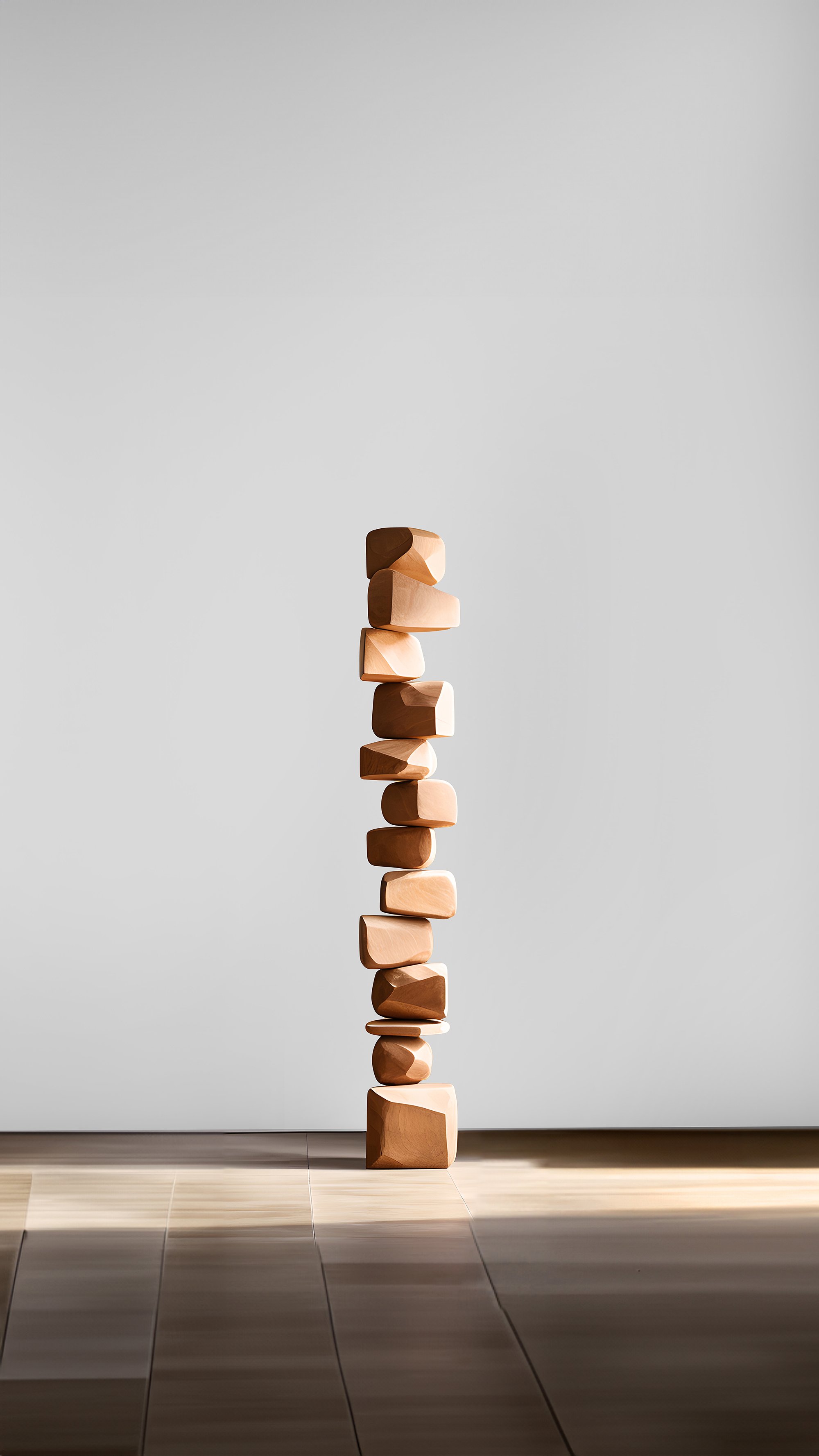 Still Stand No52 Modern Abstract Wooden Sculpture by NONO, Escalona Design — 4.jpg