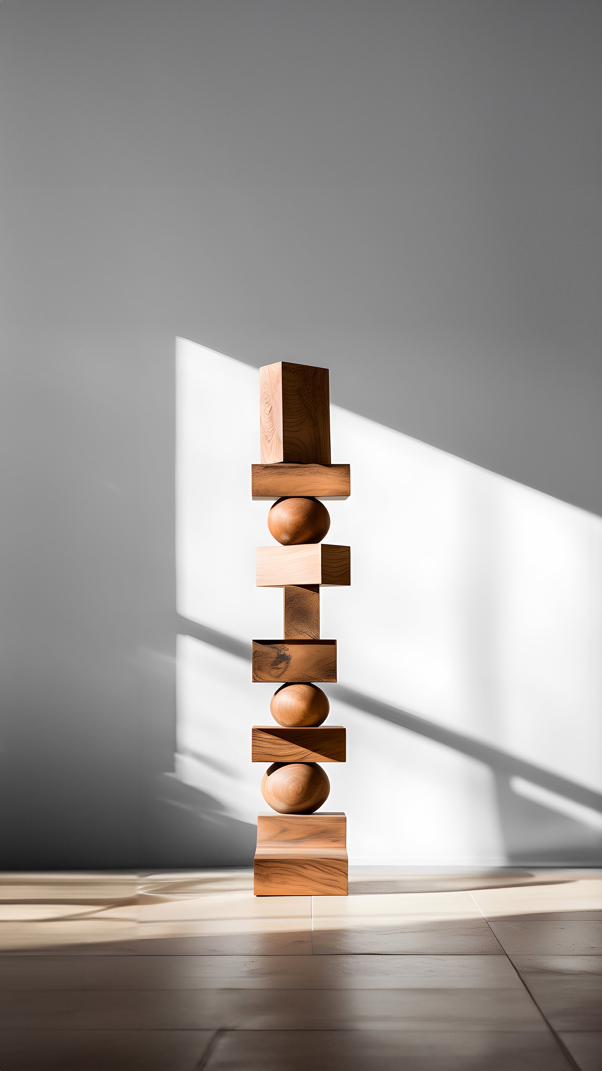 Still Stand No62 Organic Walnut Sculpture by NONO, Modern Escalona Design — 4.jpg
