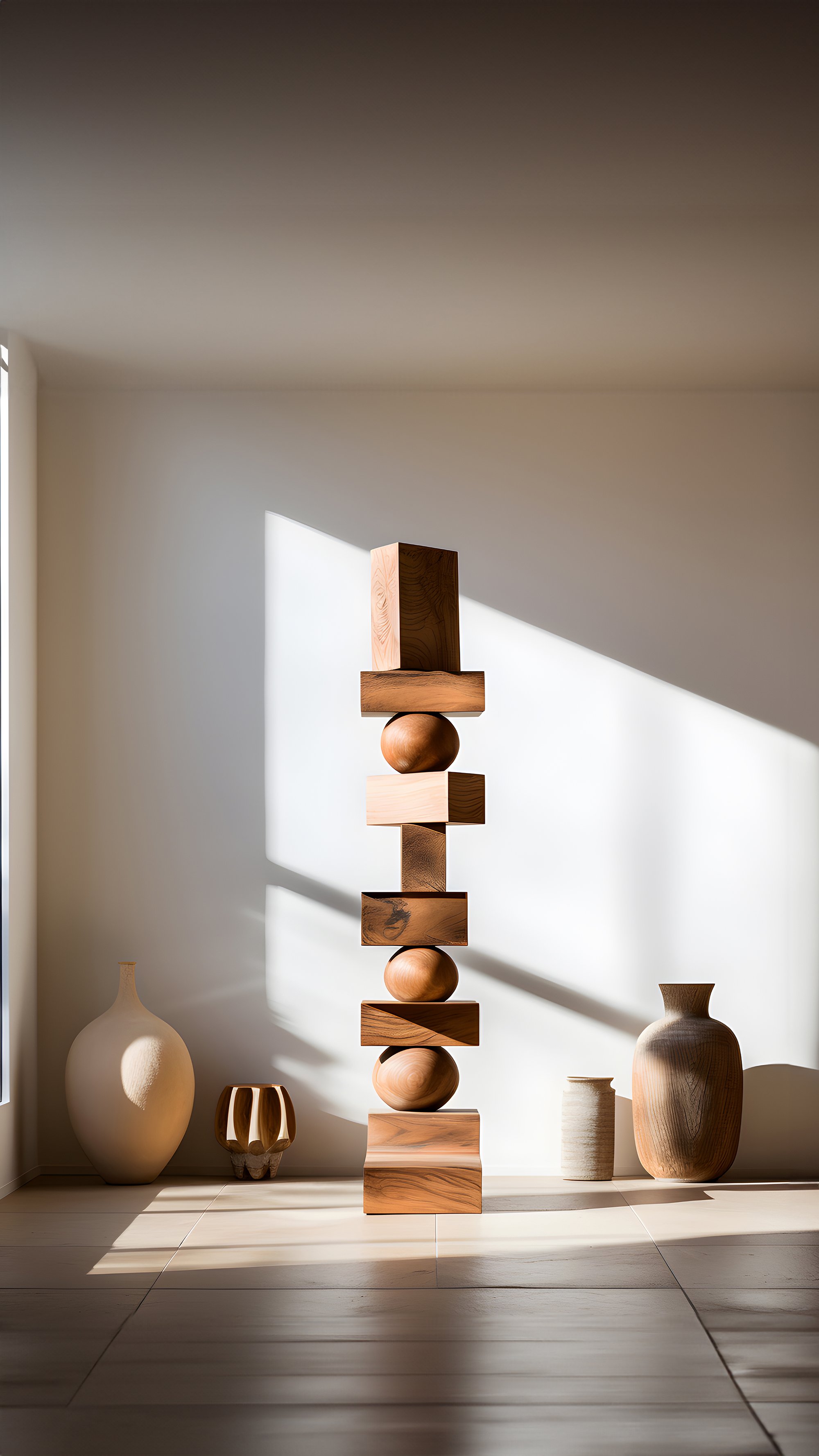 Still Stand No62 Organic Walnut Sculpture by NONO, Modern Escalona Design — 5.jpg