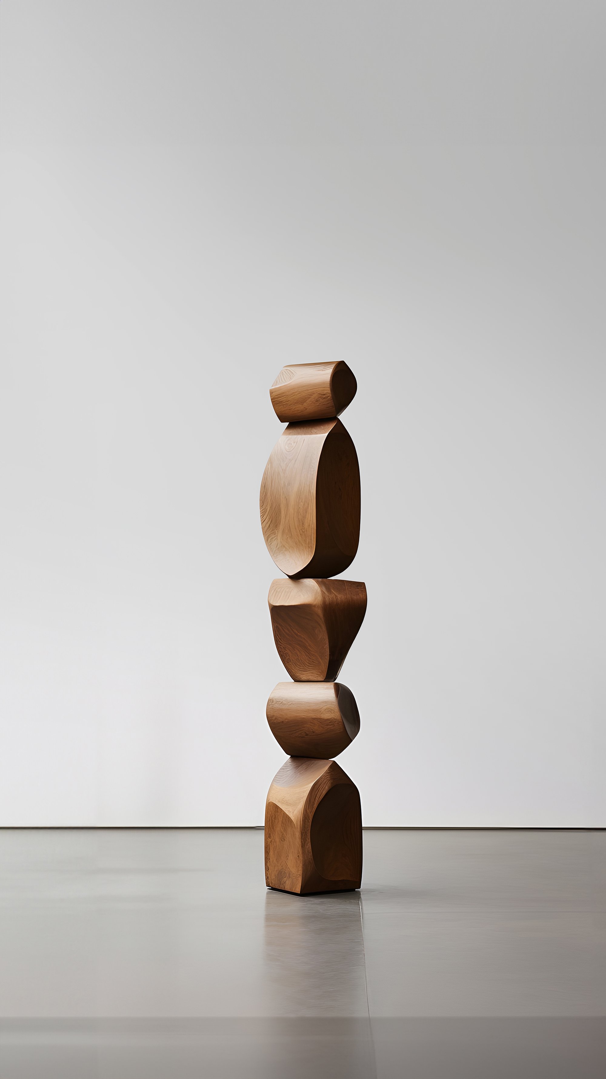 Modern Abstract Wooden Totem Still Stand No69 by NONO, Joel Escalona Crafted — 4.jpg