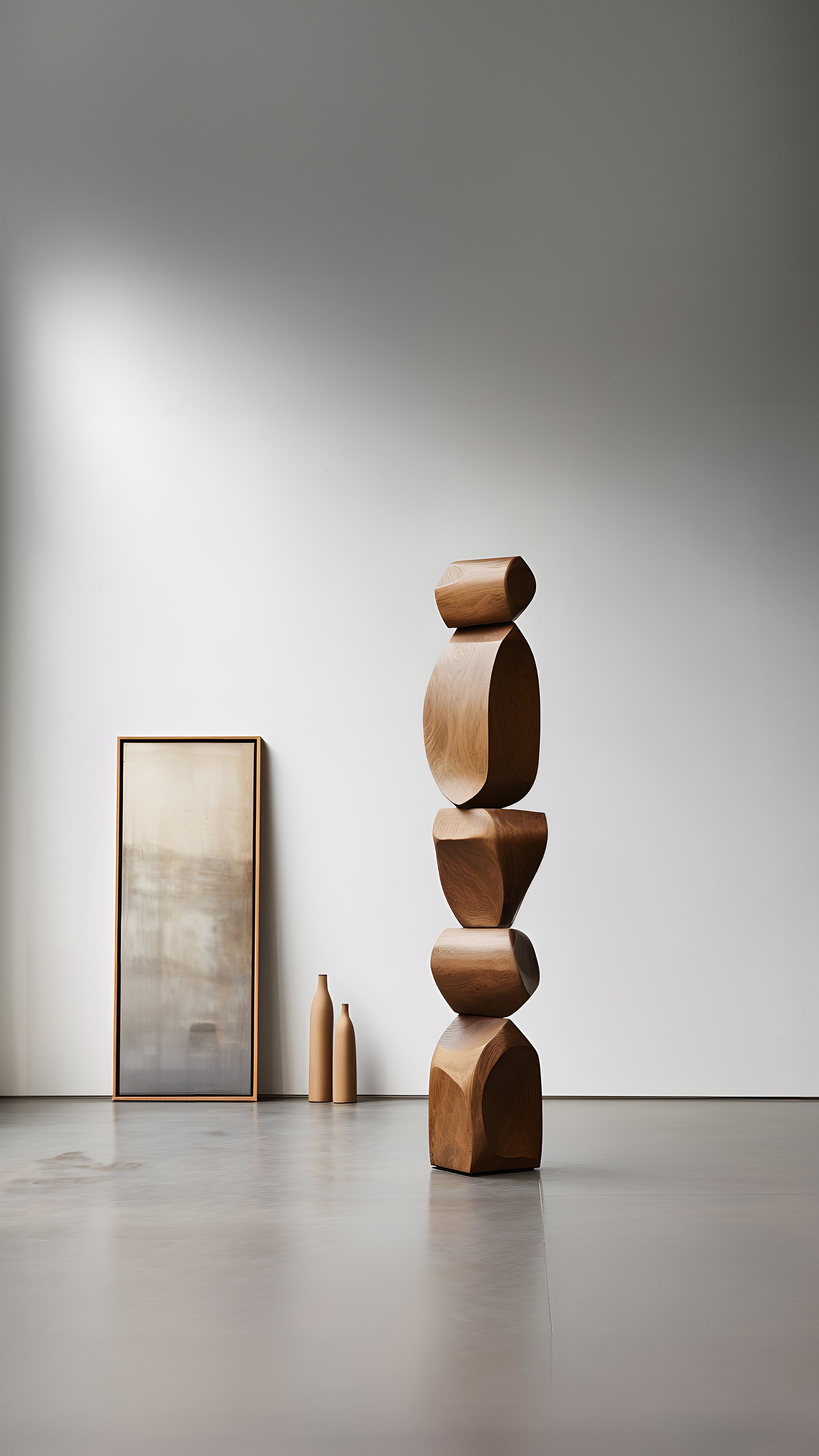 Modern Abstract Wooden Totem Still Stand No69 by NONO, Joel Escalona Crafted — 5.jpg