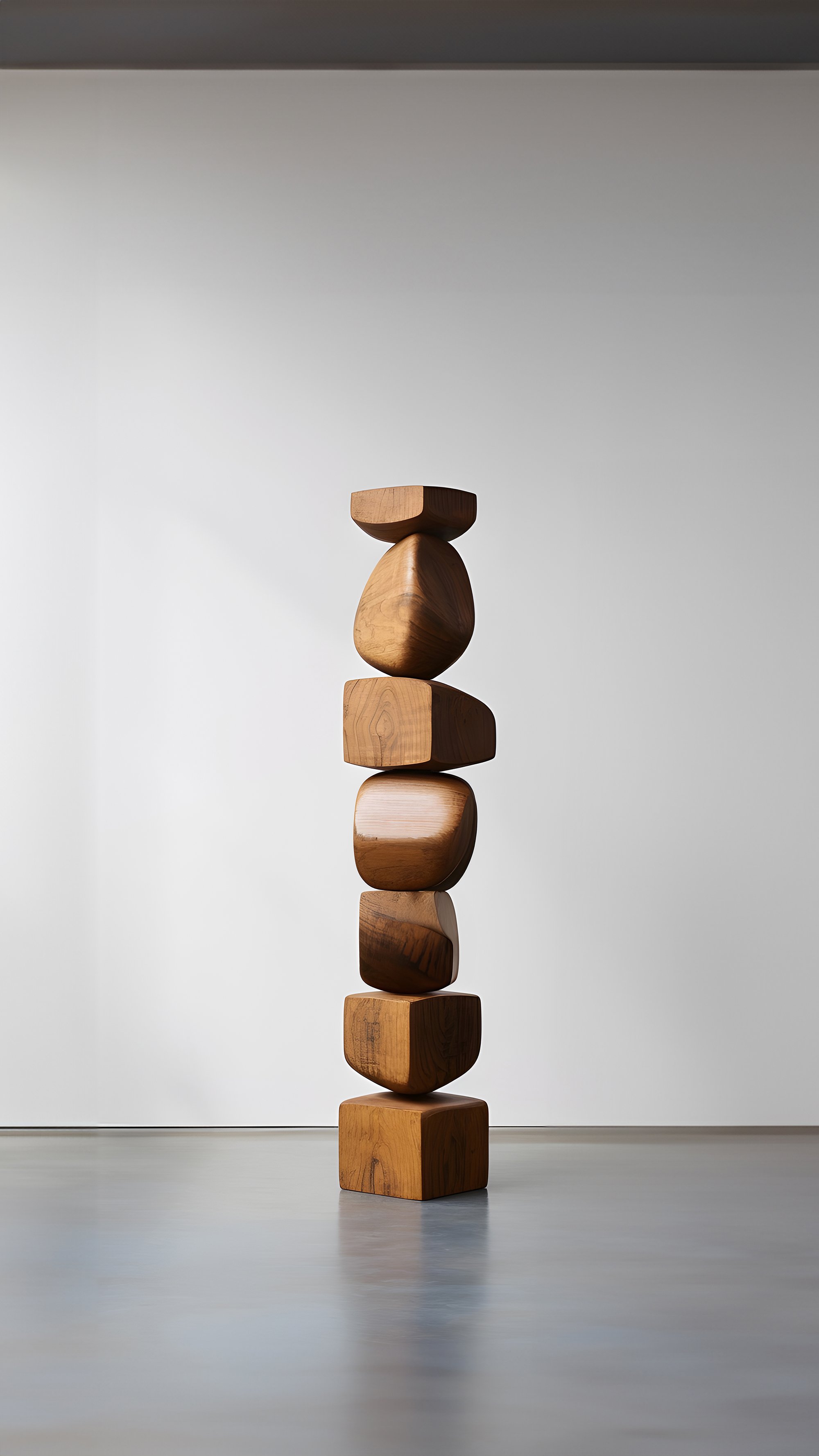 Carved Wooden Elegance Still Stand No72 Abstract Totem by Joel Escalona — 4.jpg