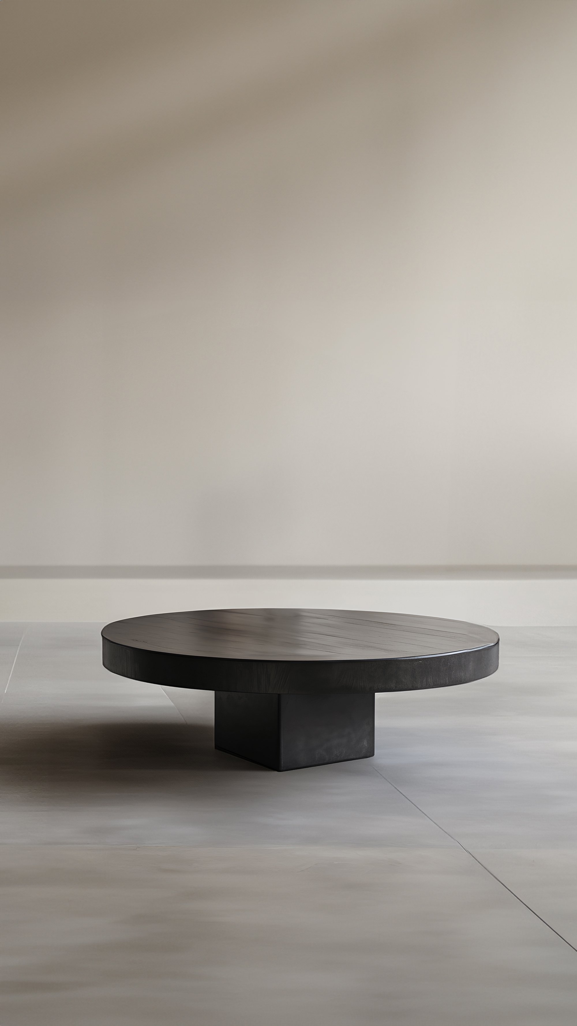Chic Black Tinted Round Coffee Table - Urban Fundamenta 27 by NONO - 5.jpg