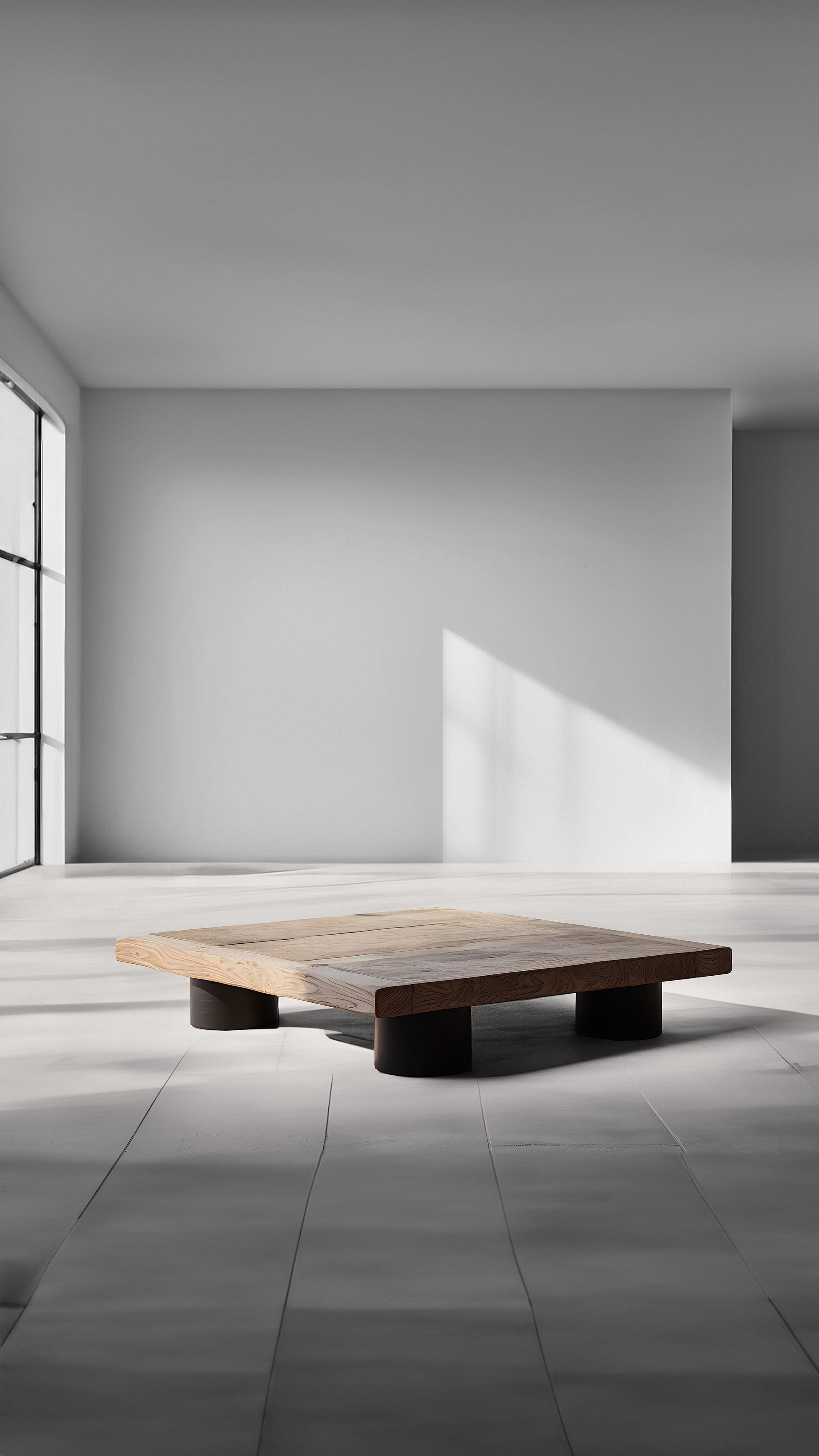 Bold Square Coffee Table in Black Tint - Architectural Fundamenta 29 by NONO — 4.jpg