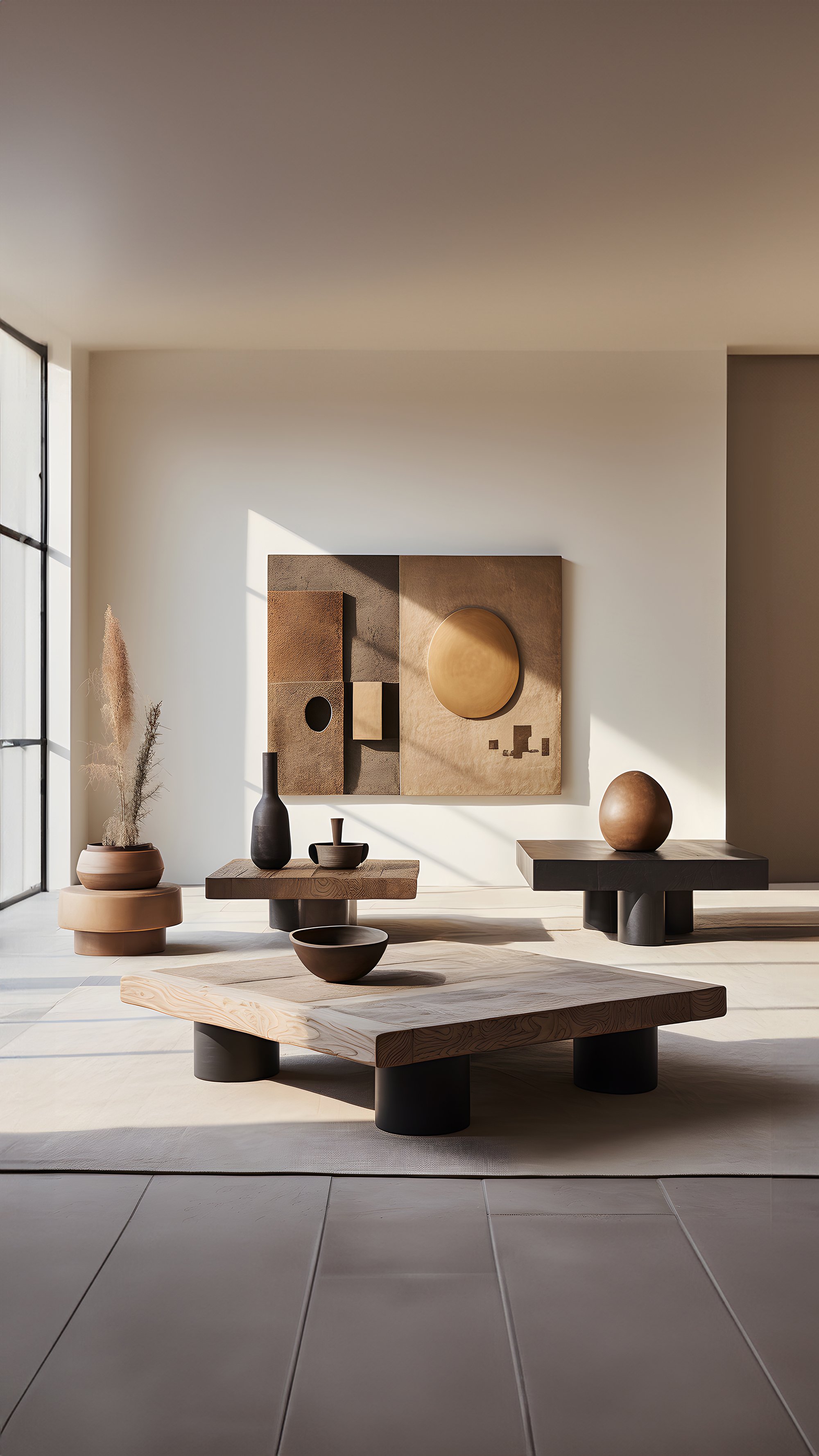 Bold Square Coffee Table in Black Tint - Architectural Fundamenta 29 by NONO — 5.jpg