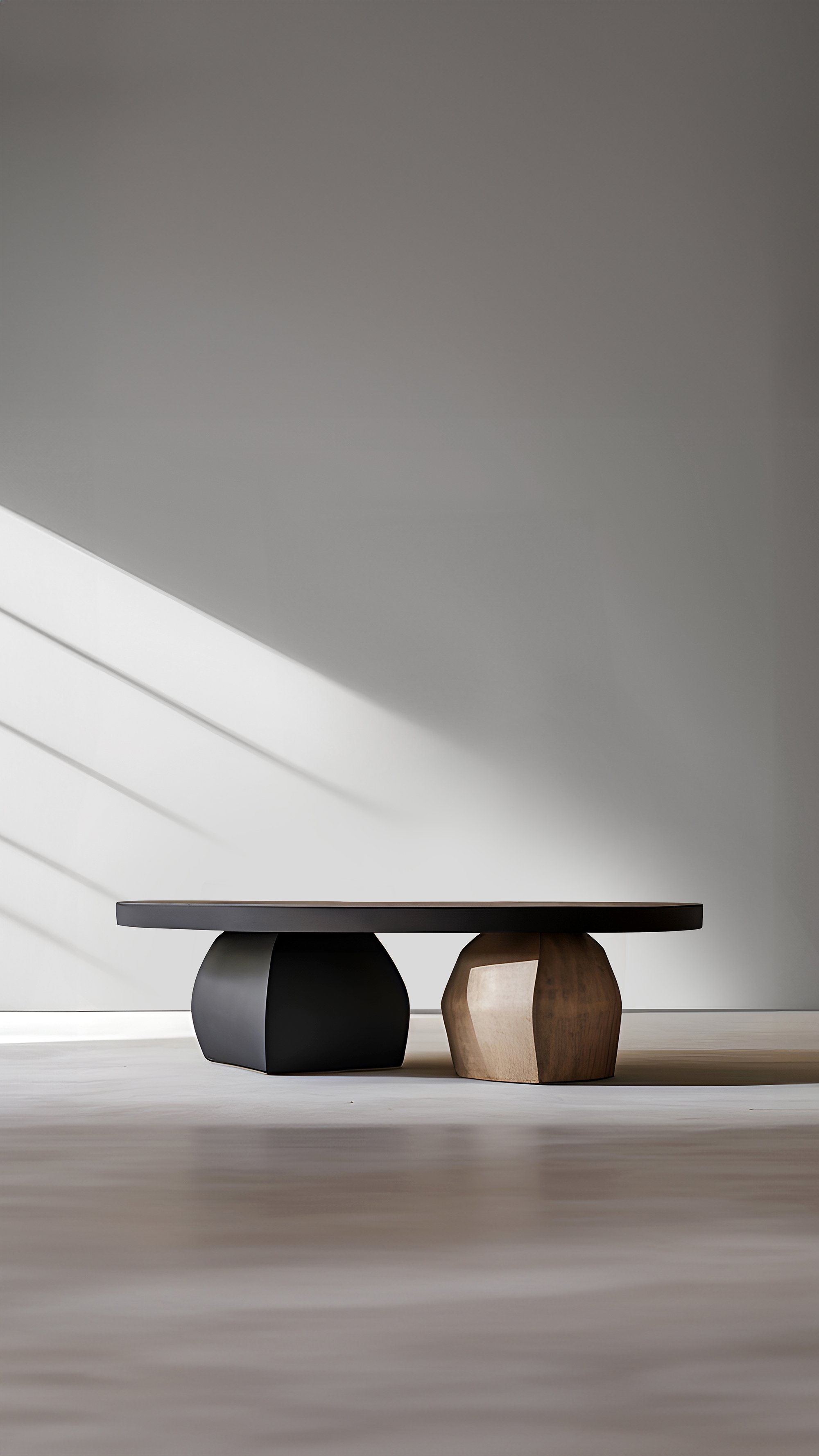 Round Two-Tone Coffee Table - Contrast Detail Fundamenta 45 by NONO — 6.jpg
