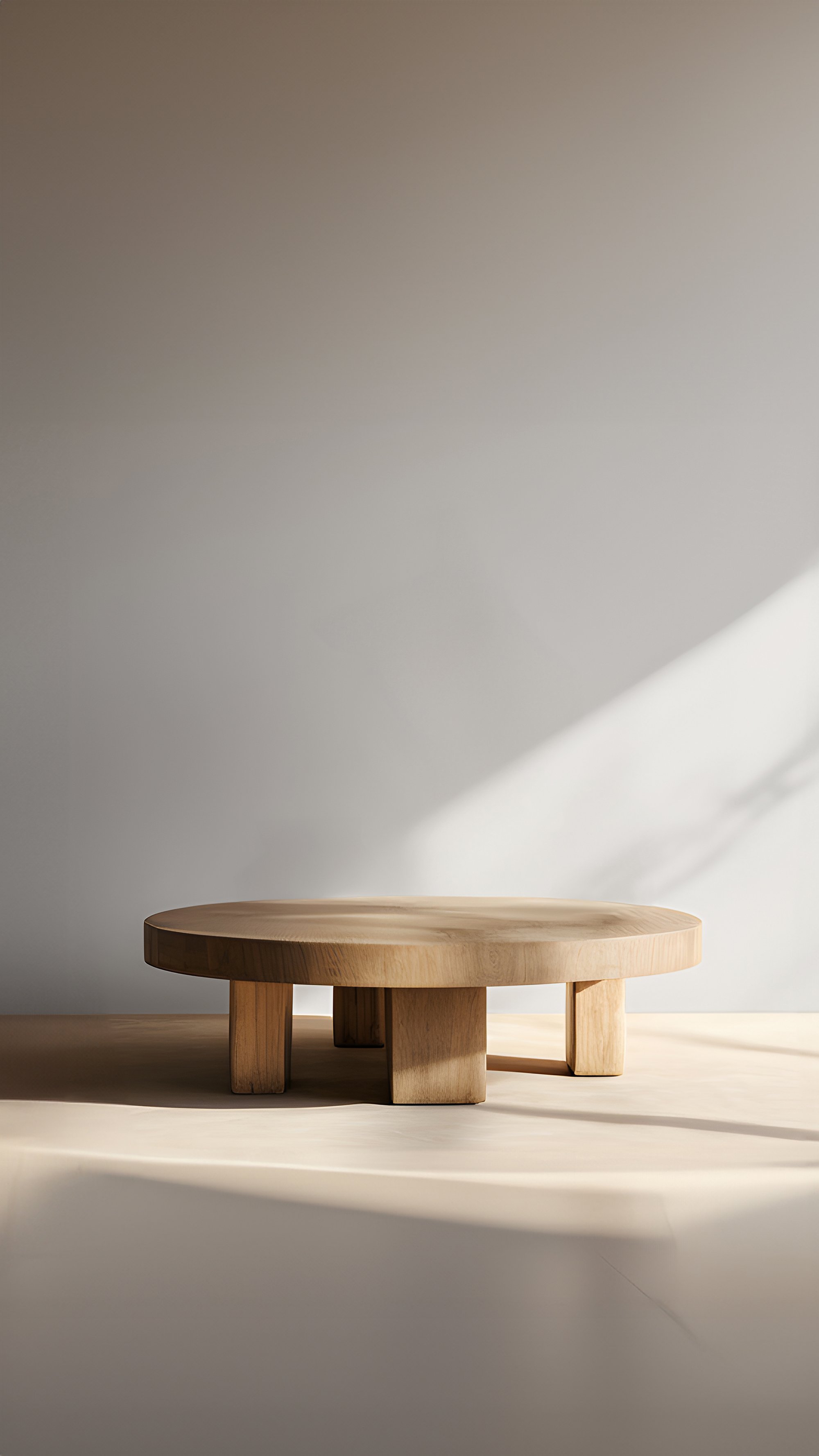 Round Solid Wood Fundamenta 50 Abstract Elegance, Durable Design — 5.jpg