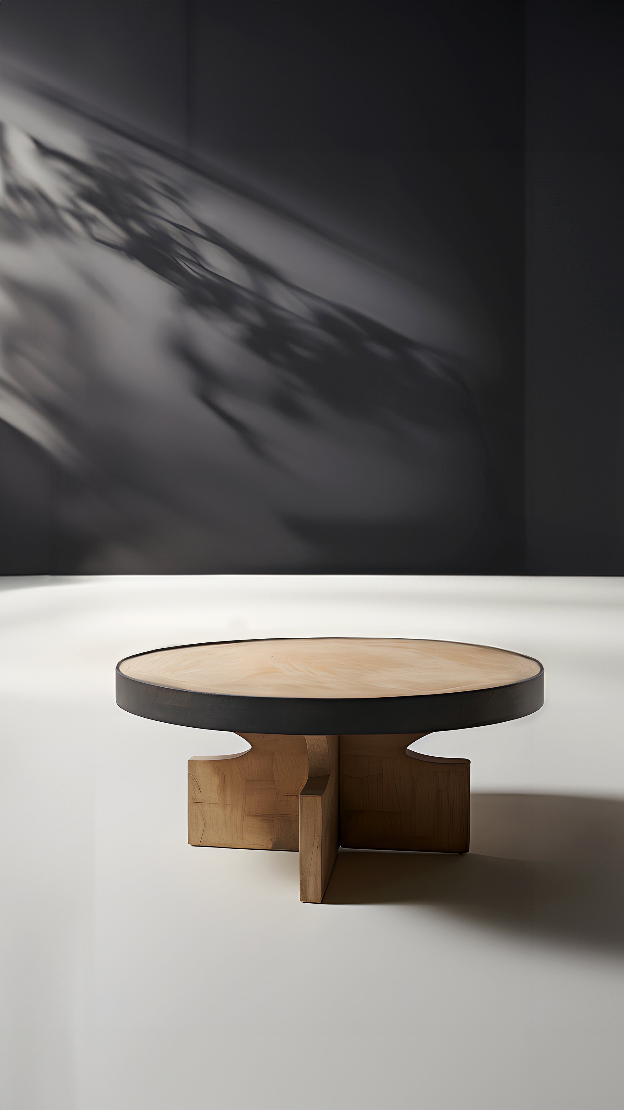 Fundamenta Round Side Table 60 Solid Wood, Geometric Elegance — 4.jpg