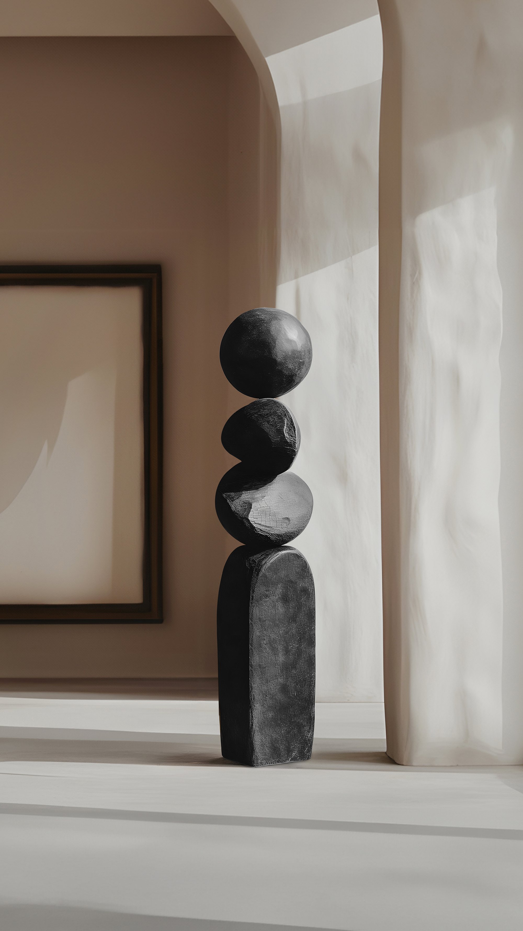 Abstract Beauty in Black Solid Wood, Escalona's Work, Still Stand No79 – 5.jpg