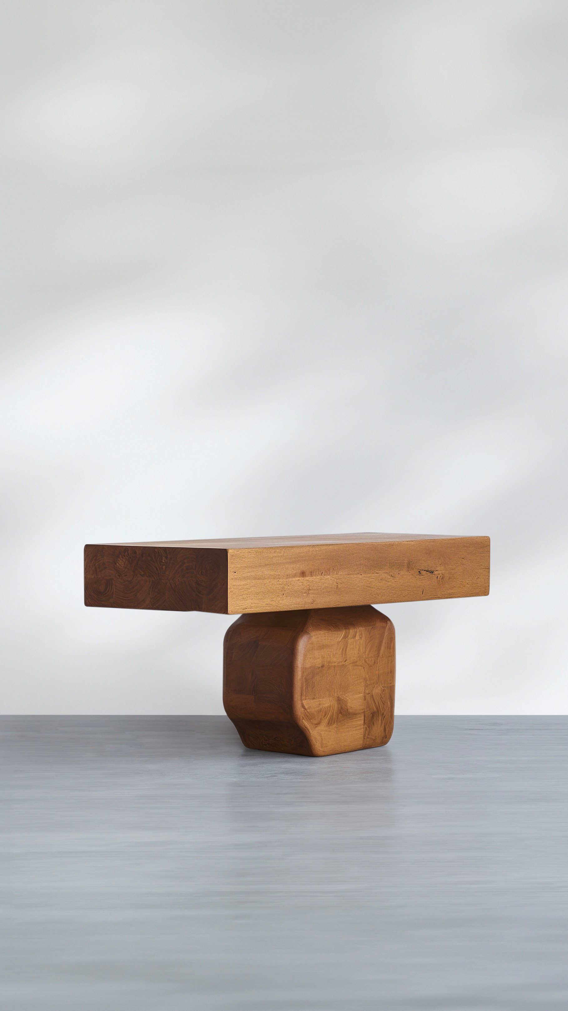 NONO Elefante Foyer Table 09, Oak Precision, Minimalist Elegance – 4.jpg