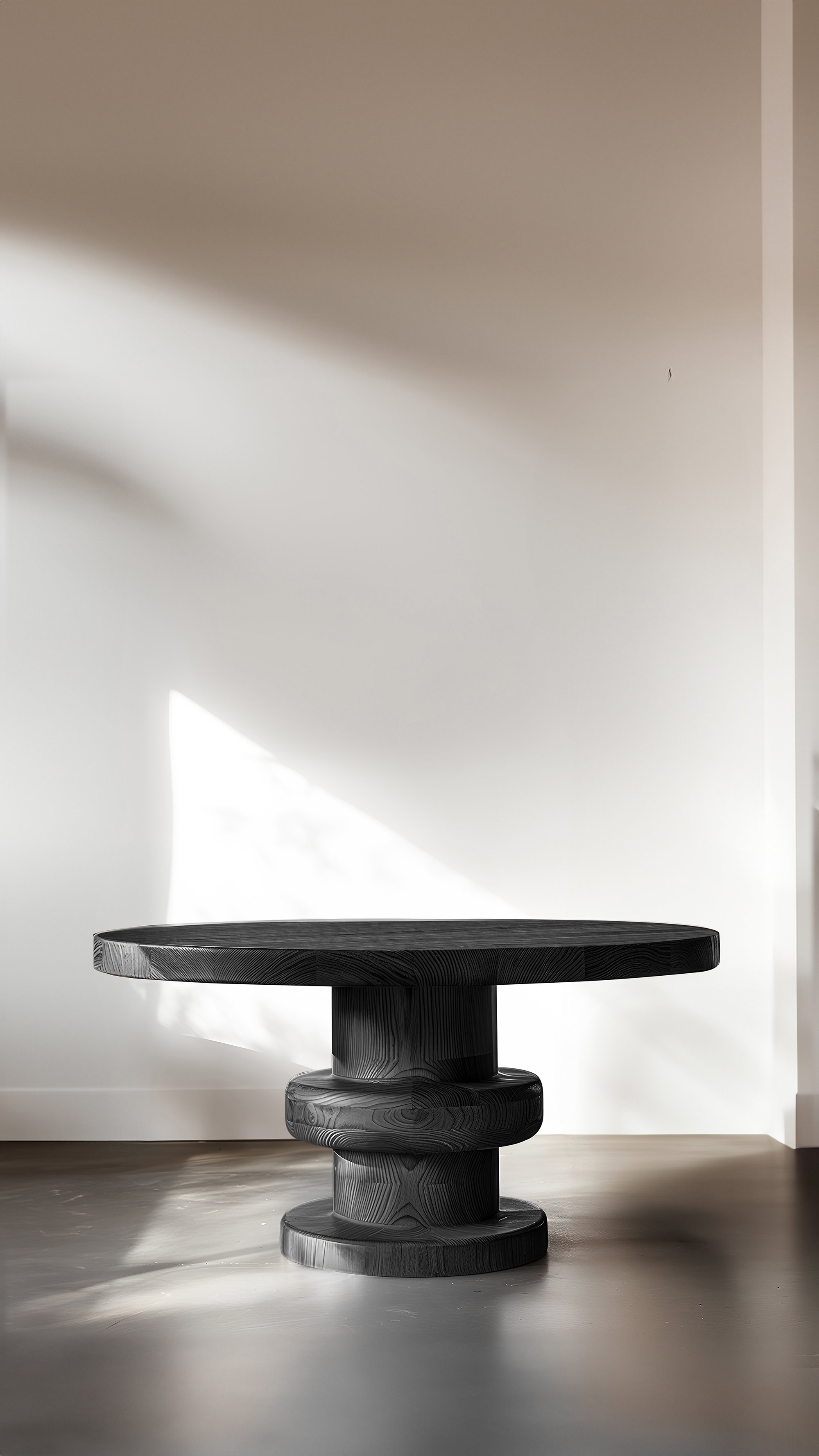 Dining Elegance No06, Socle Dining Room Tables in Black Wood, Crafted by NONO - 5.jpg