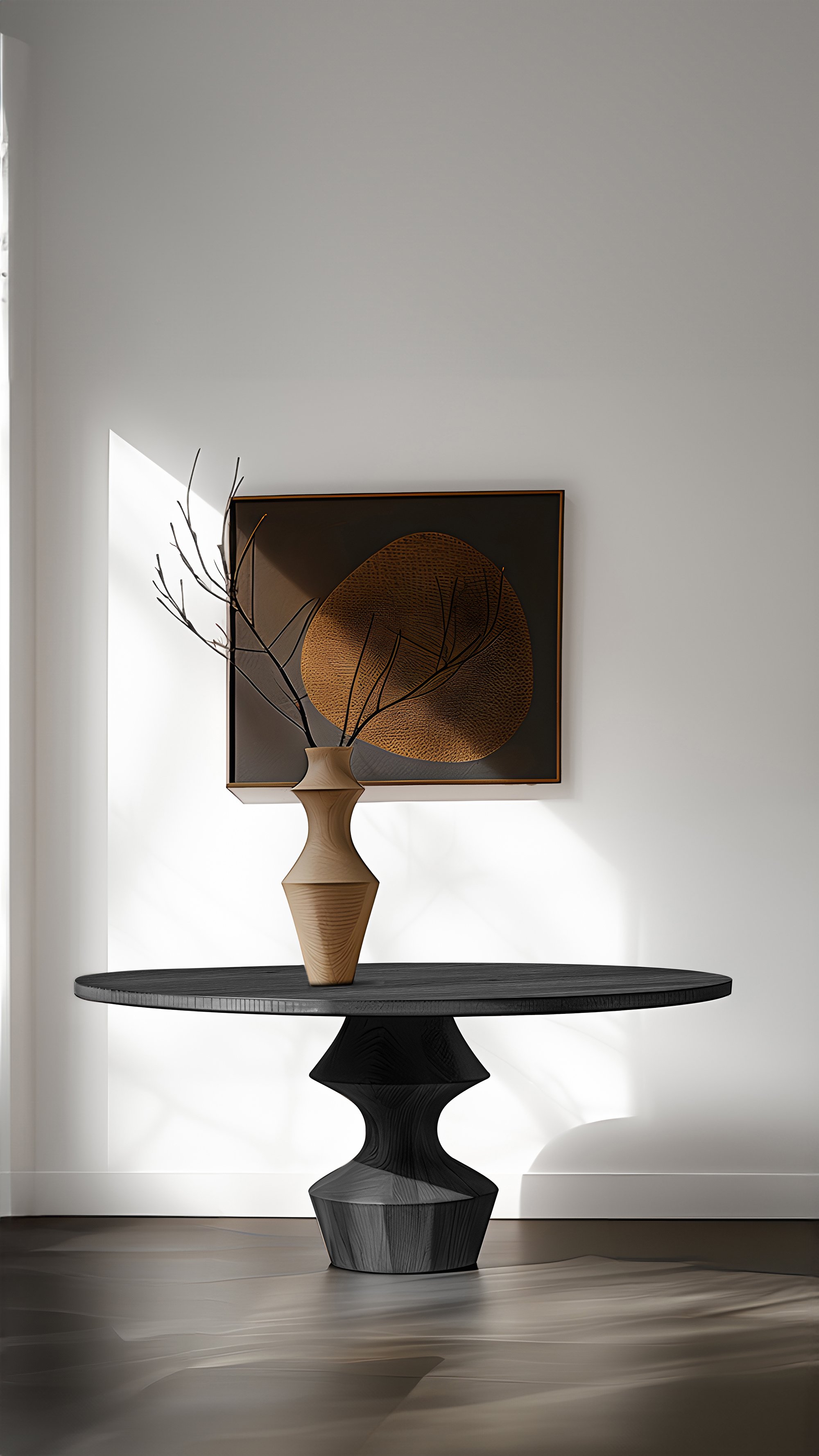 Socle Dessert Tables No11, Sweet Design in Black Solid Wood by NONO - 6.jpg