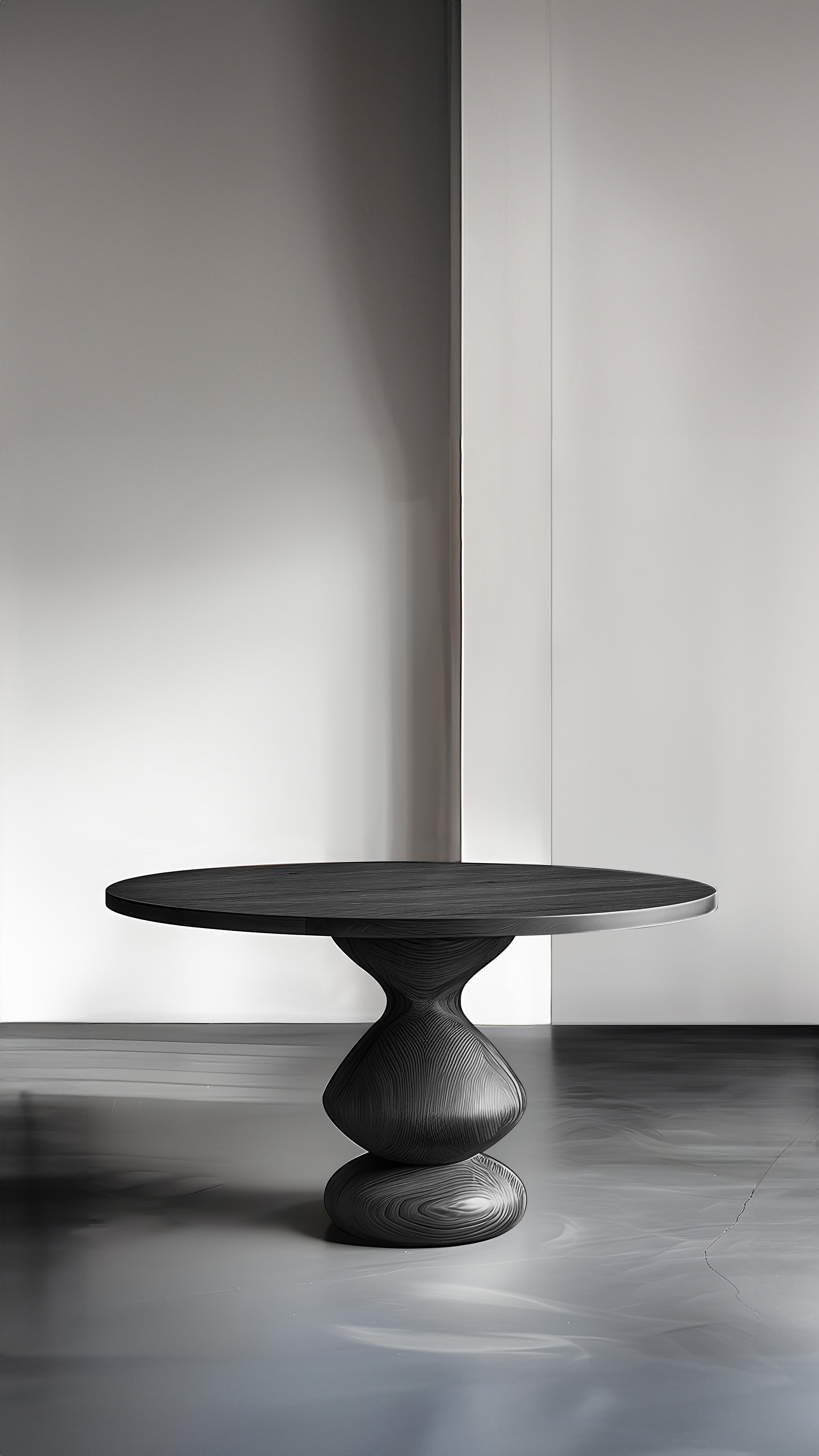 Serve with Style in Black Solid Wood, Socle Serving Tables by NONO No21 - 4.jpg