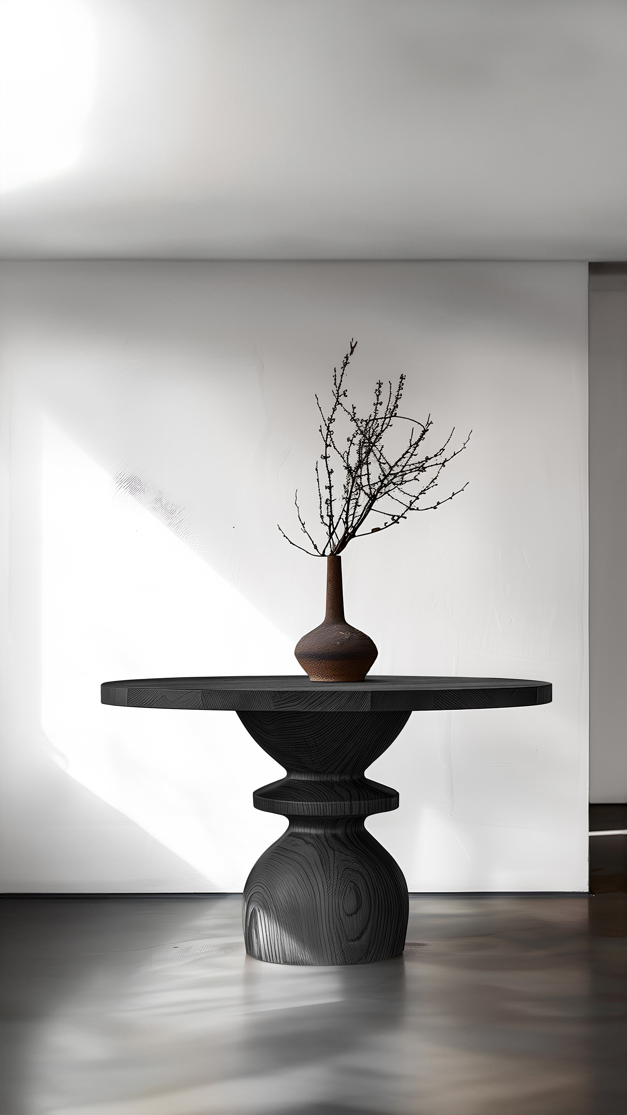 Joel Escalona Designs No22, Socle Dessert Tables in Black Solid Wood - 6.jpg