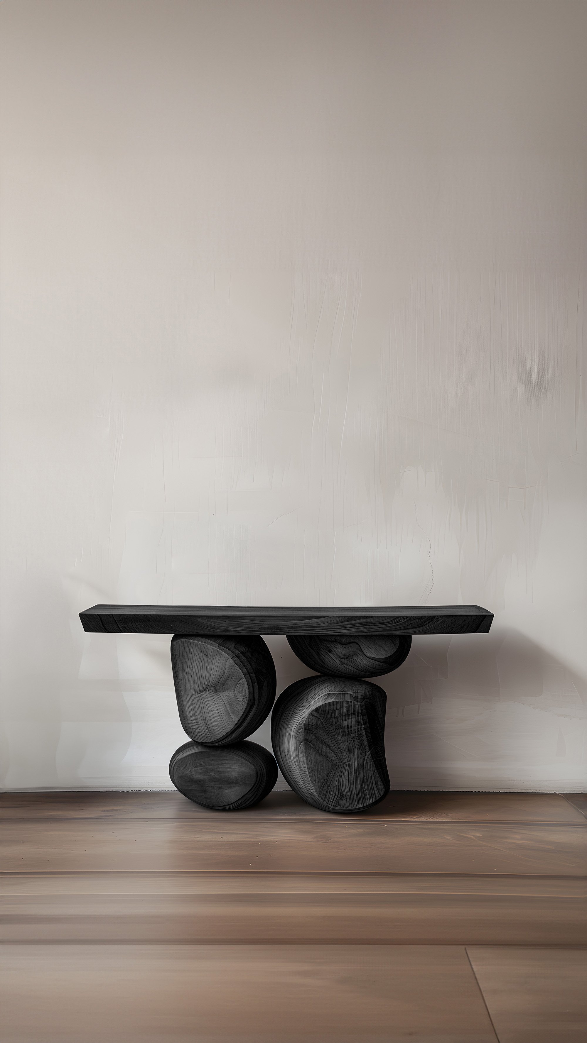Joel Escalona's Elefante Console Table 33, Layered Black Wood — 4.jpg