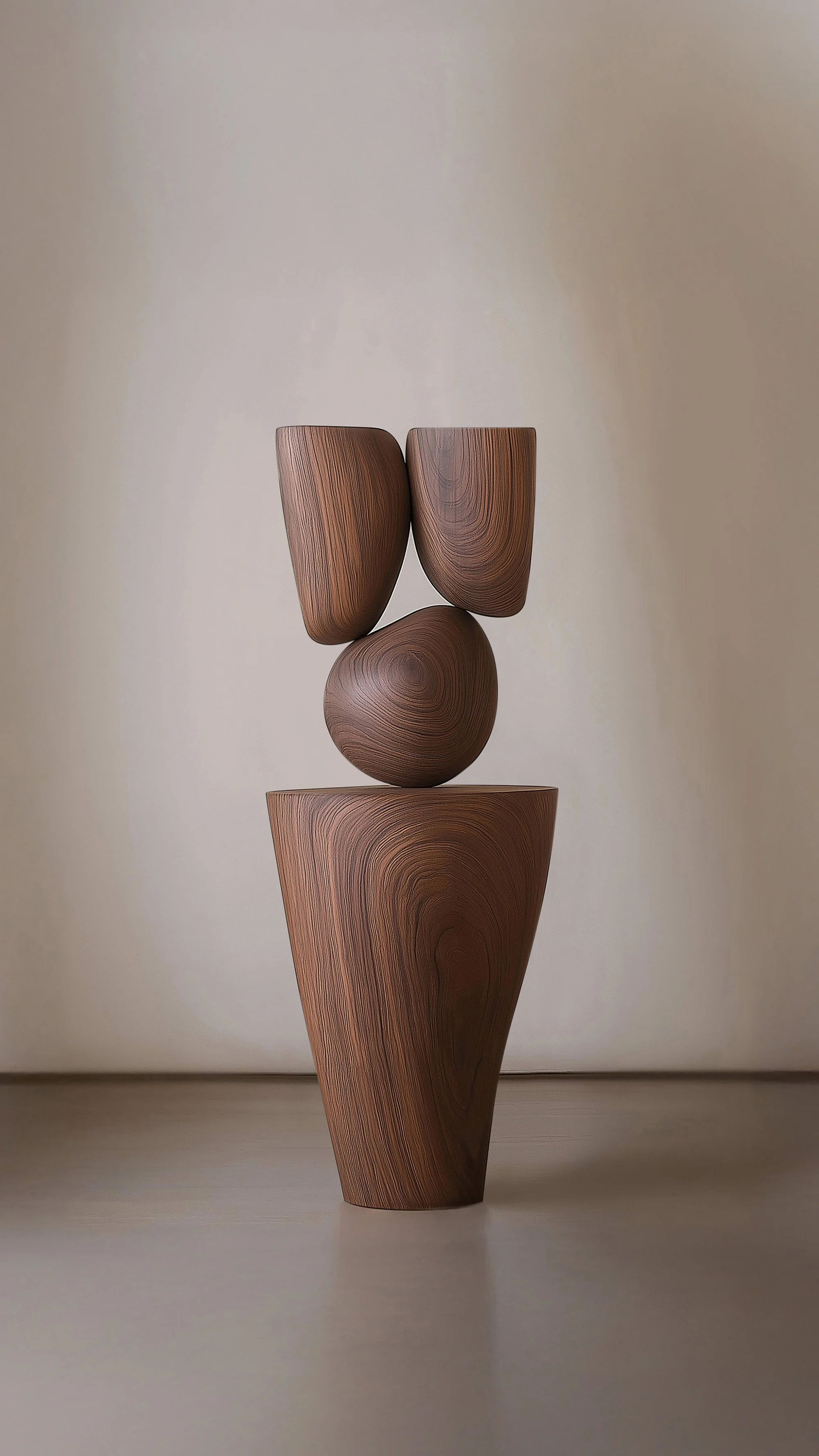 Contemporary Wooden Sculpture Lull No75 by NONO – Decorative Object for Modern Spaces — 5.jpg