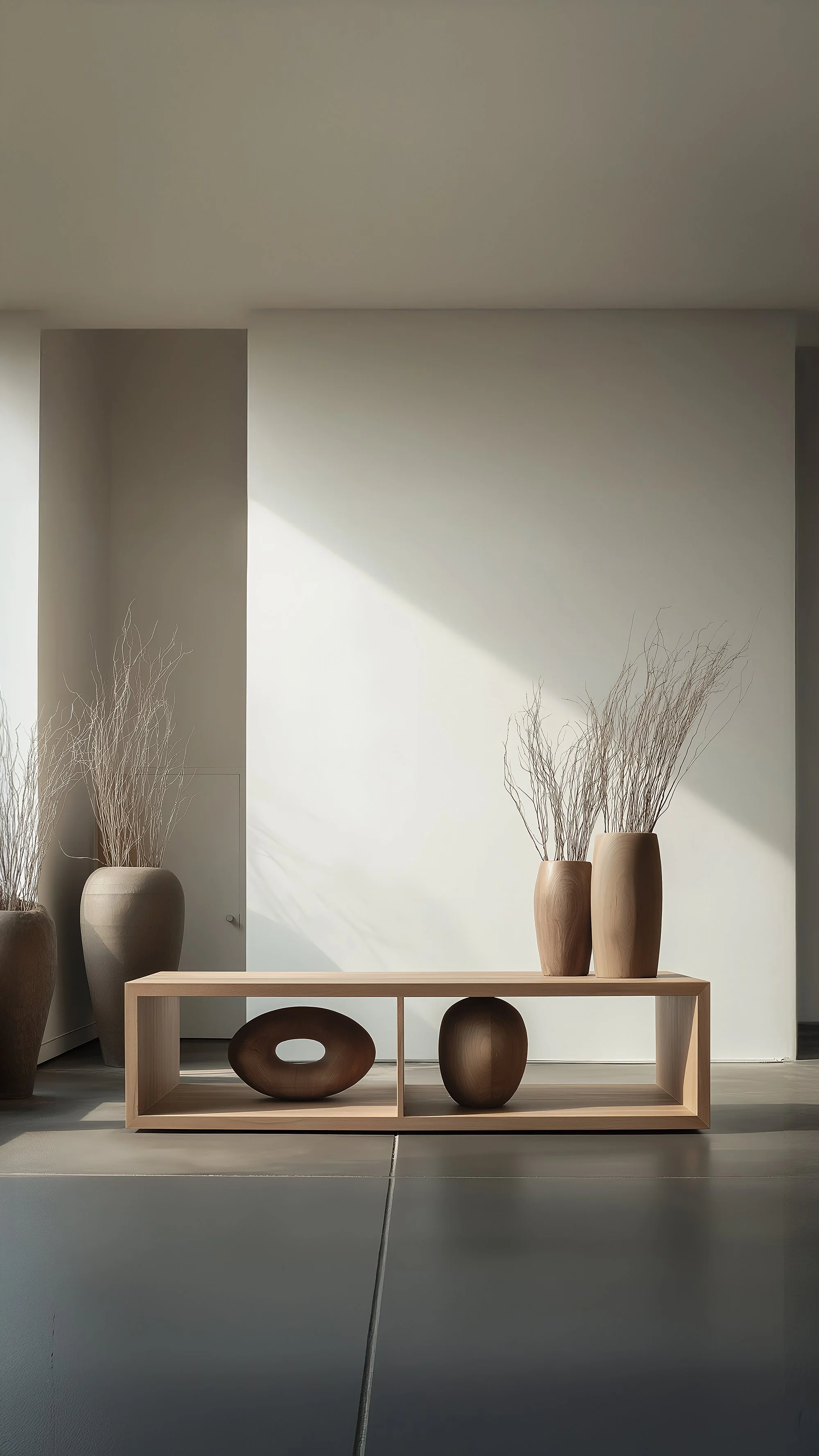 Display Console in Solid Wood, Sereno No26 Contemporary by NONO — 3.jpg