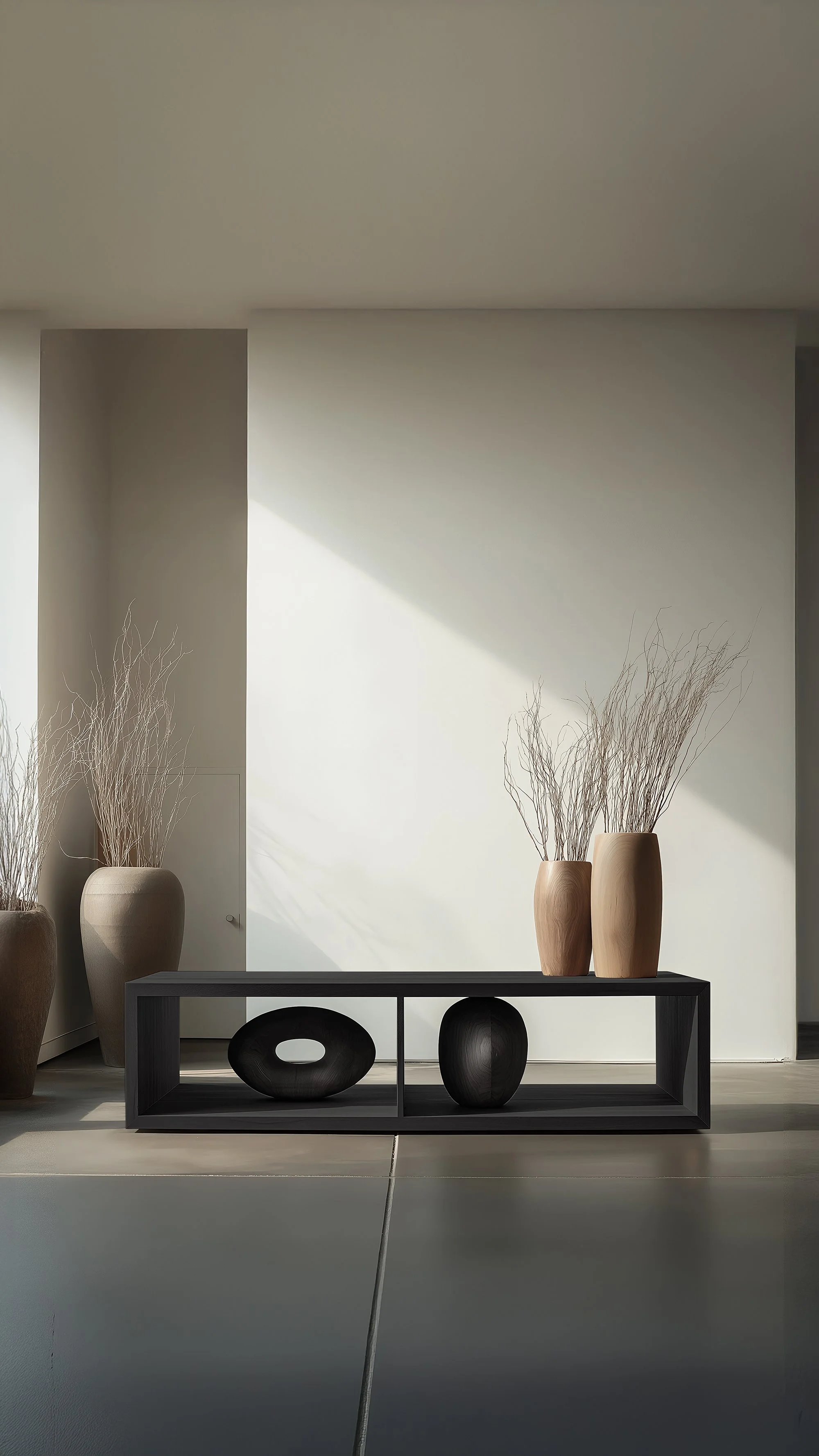 Display Console in Solid Wood, Sereno No26 Contemporary by NONO — 6.jpg