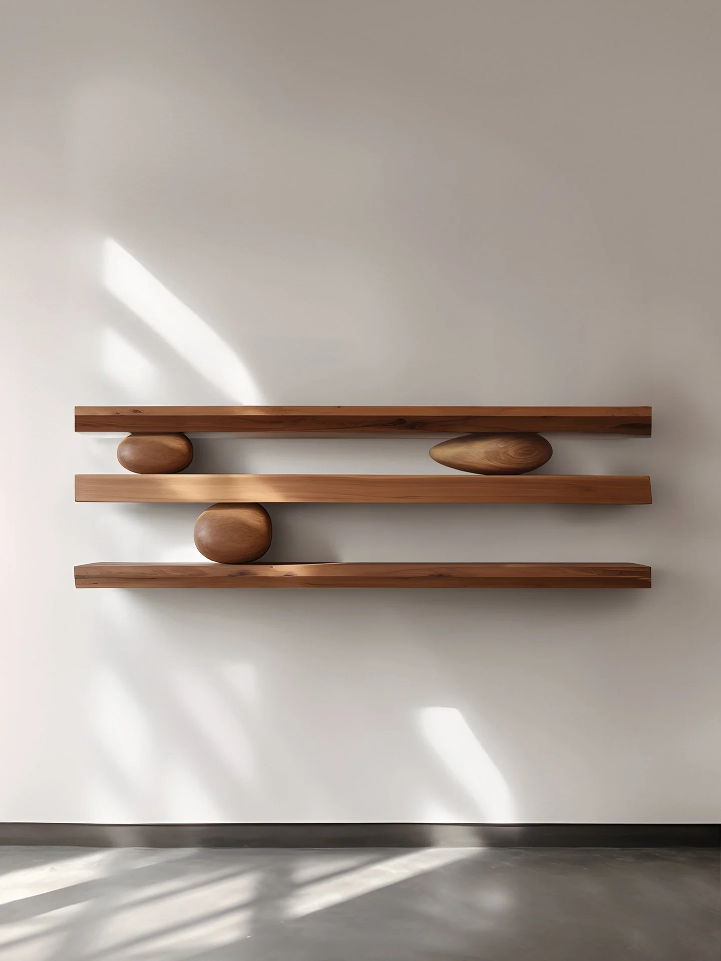 Each decorative shelf in the Sereno Collection is a piece of art. The minimalist design and natural wood create a serene and calming presence in any room, making it more than just a functional piece of furniture.

&mdash;
For inquiries, contact sales