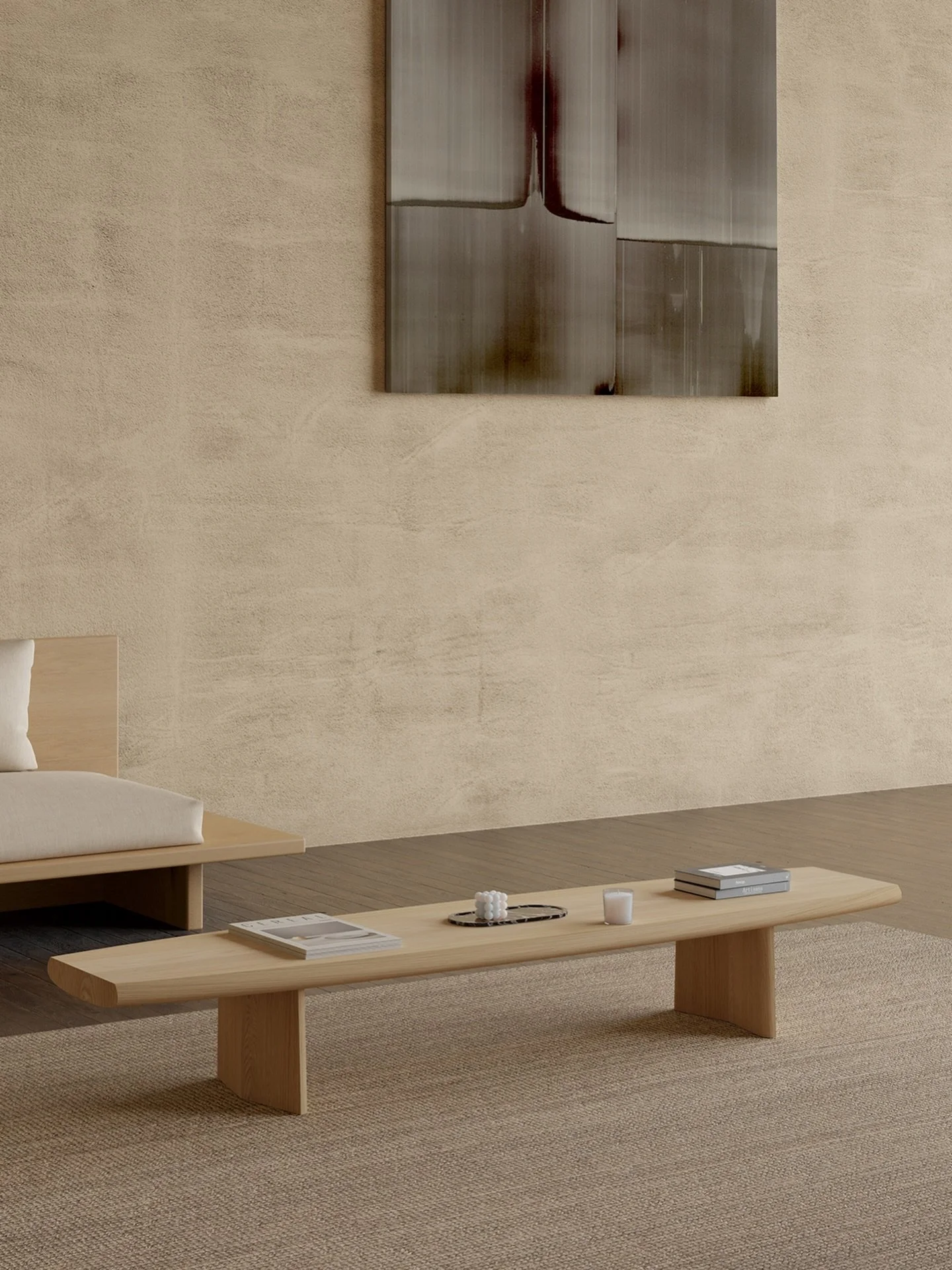 Crafting the Peana Coffee Table was like creating a canvas for your most cherished objects. Inspired by the simplicity of pedestals in art galleries, this table elevates everyday items to a new level of elegance, much like how a plinth showcases a sc