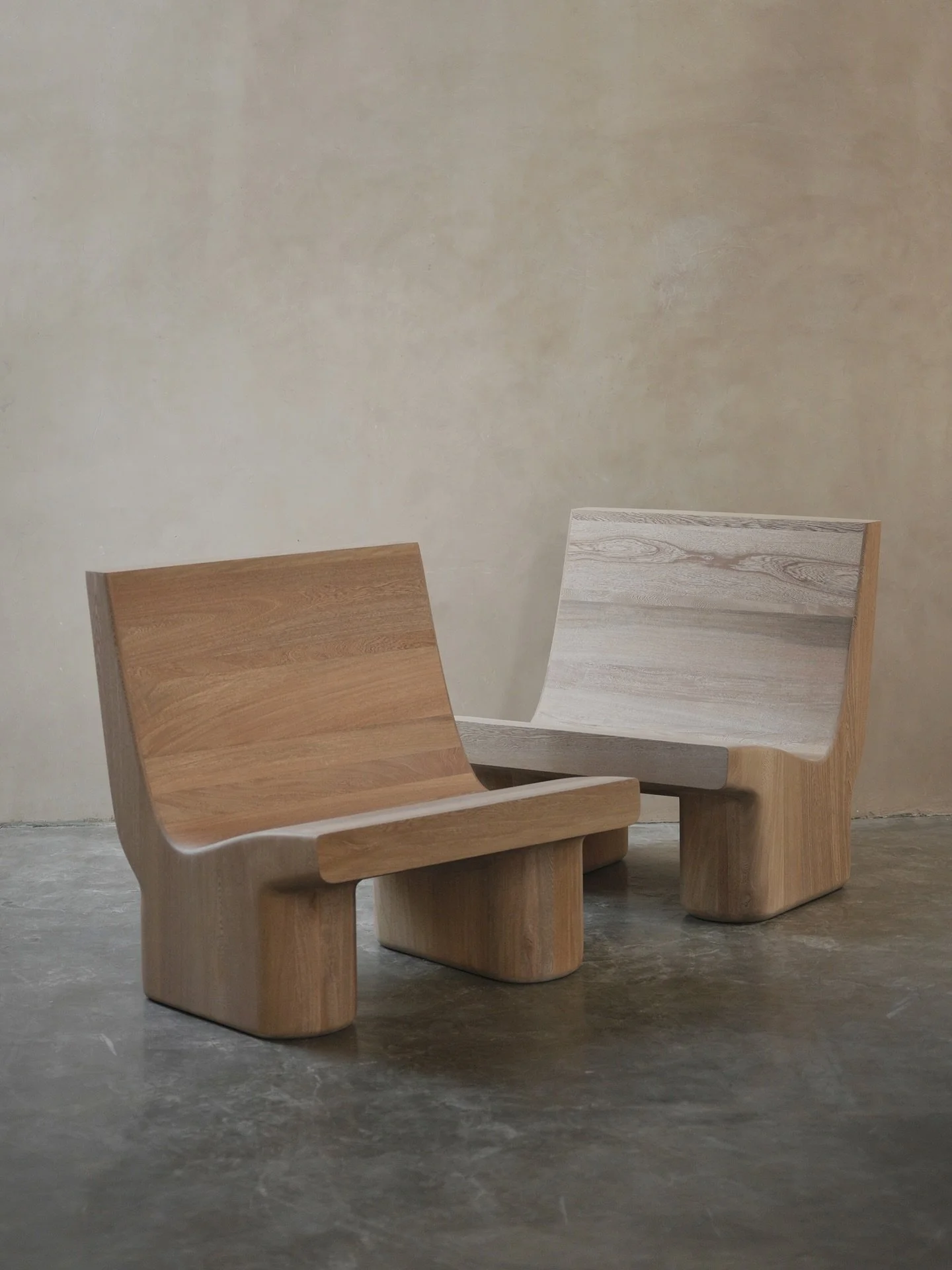 The Muted Lounge Chairs are a celebration of natural materials. Using solid wood, we embraced the beauty of imperfections, making each chair a unique piece of art that tells its own story.
&mdash;
For inquiries, contact sales@nono.mx 
&mdash;
#NONOFu