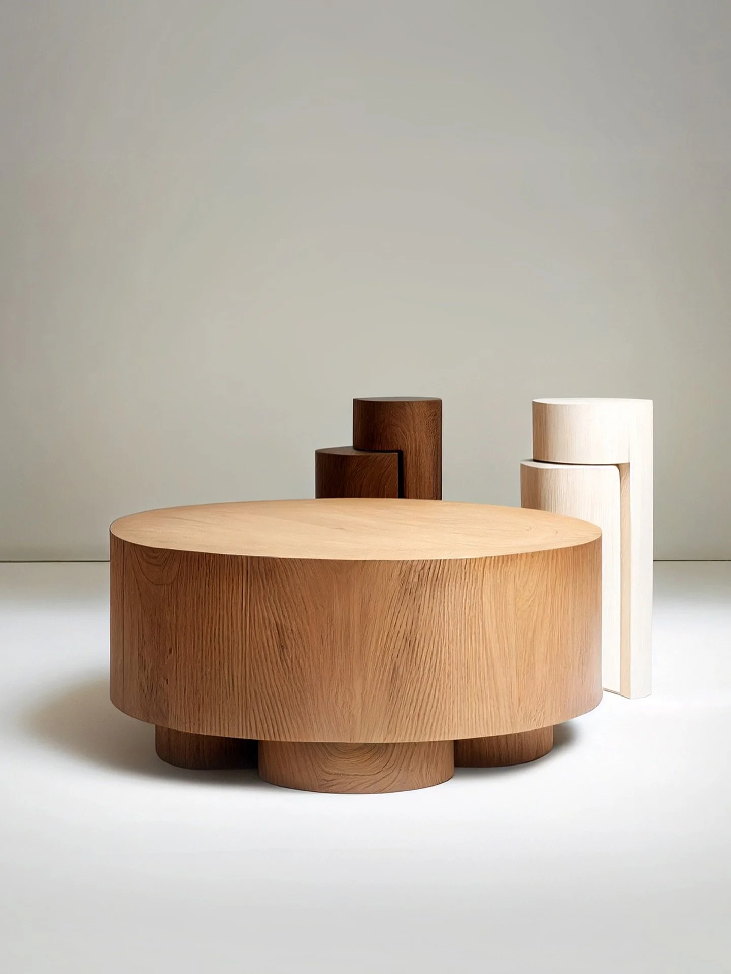 A coffee table like Podio makes the base visible. Cylindrical legs hold the weight without pretending to float. The top stays steady under hands and cups. The room feels more grounded around it.

Get in touch at sales@nono.mx Discover more on www.non