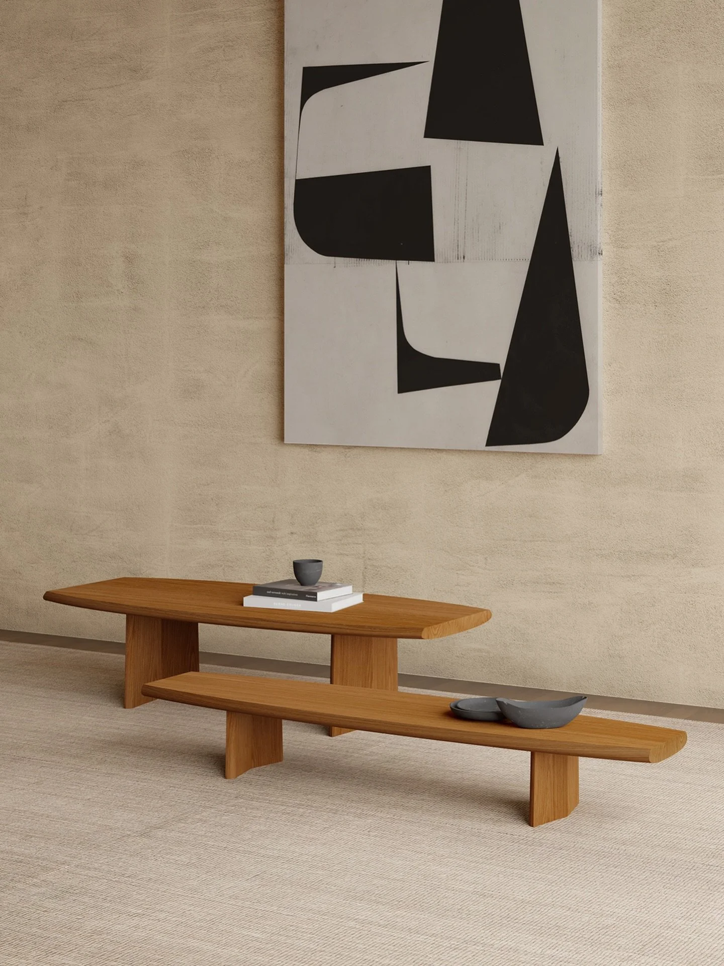 The Peana coffee table stays calm because the surface reads clear. The edge feels soft. The room feels more settled once the middle has a stable plane.

Get in touch at sales@nono.mx Discover more on www.nono.mx

#NONOFurniture #contemporarydesign #d