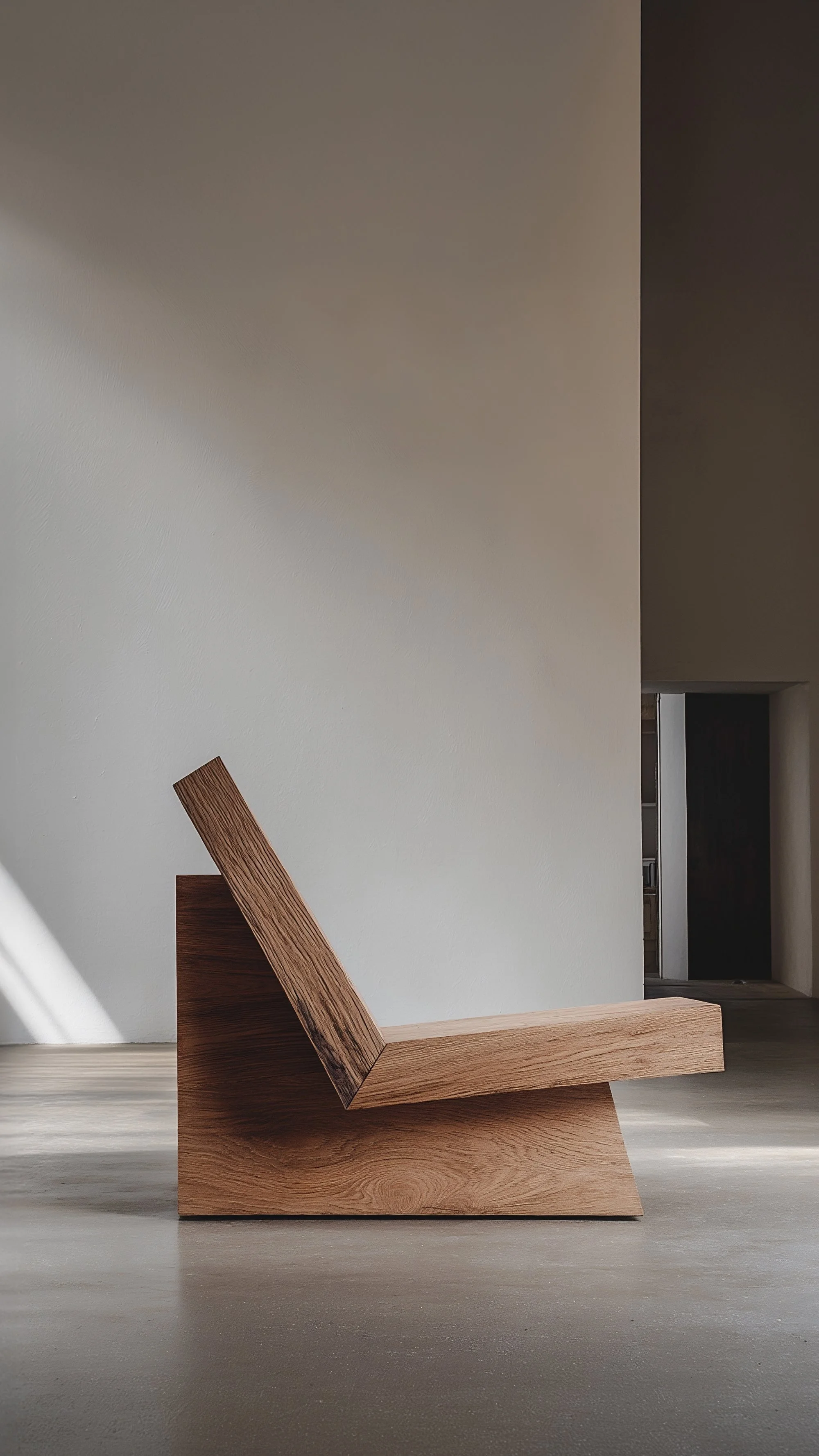Muted by NONO No34 Solid Wood Chair Timeless Brutalist Aesthetic — 5.jpg