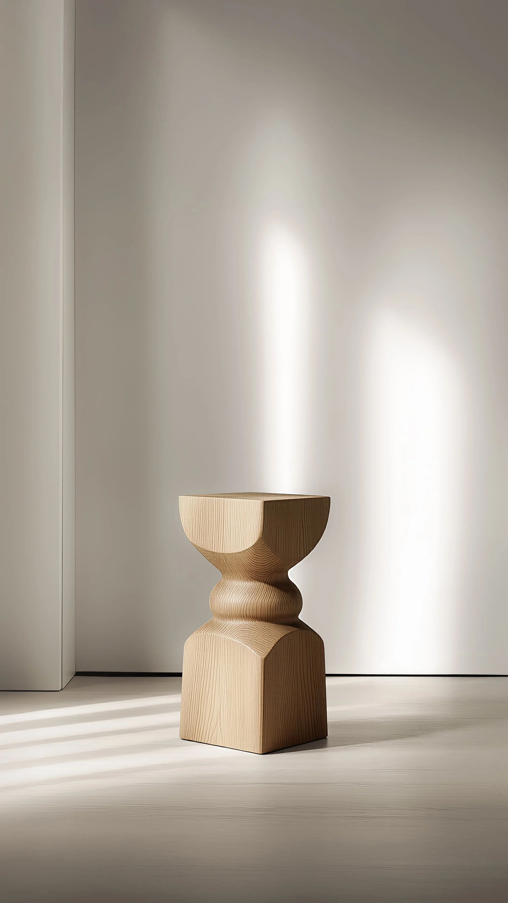 Contemporary Socle No100 Side Table, Solid Wood Design by Joel Escalona — 3.jpg