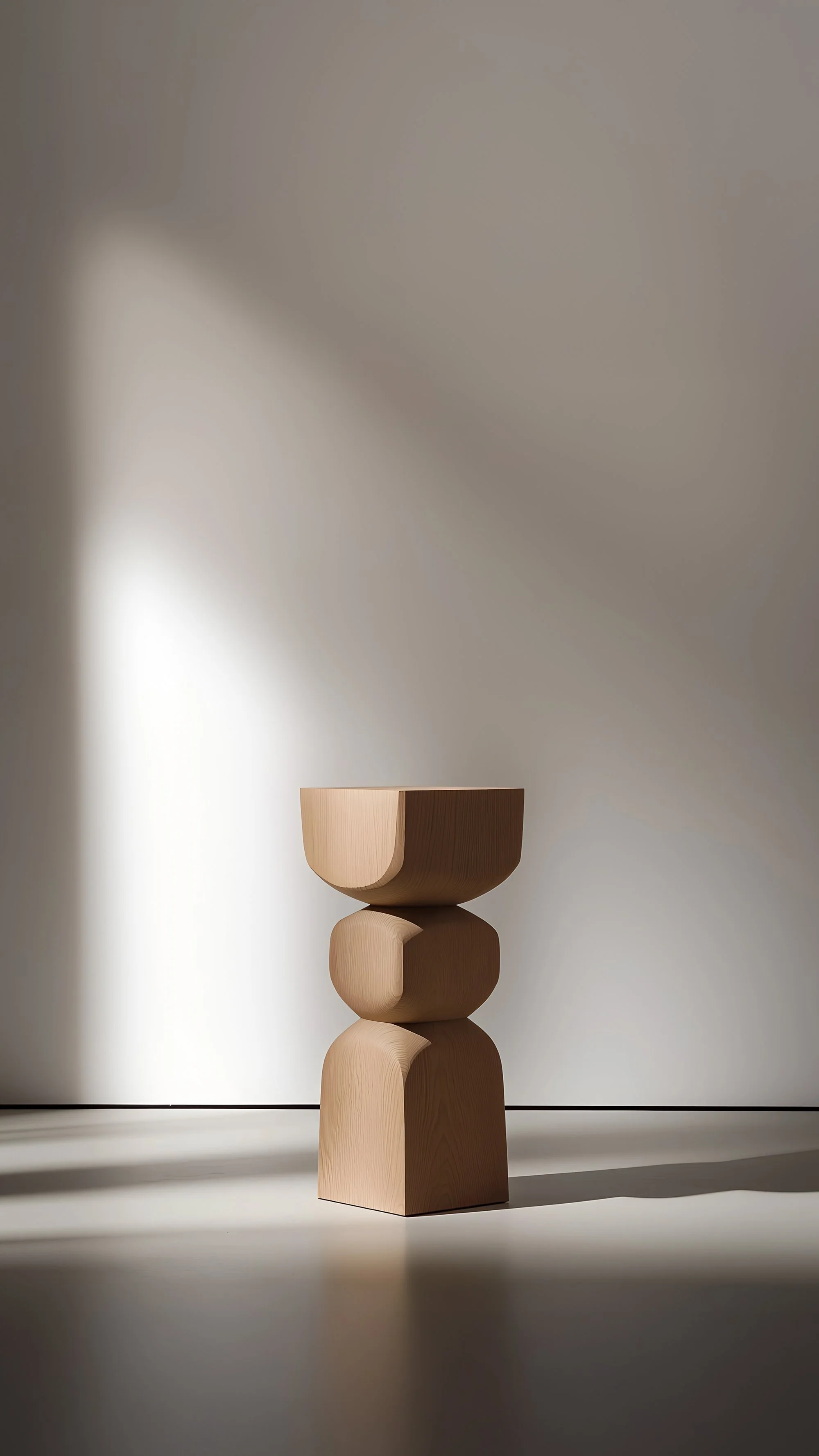 Contemporary Wooden Socle No104 Side Table, Designed by Joel Escalona — 3.jpg