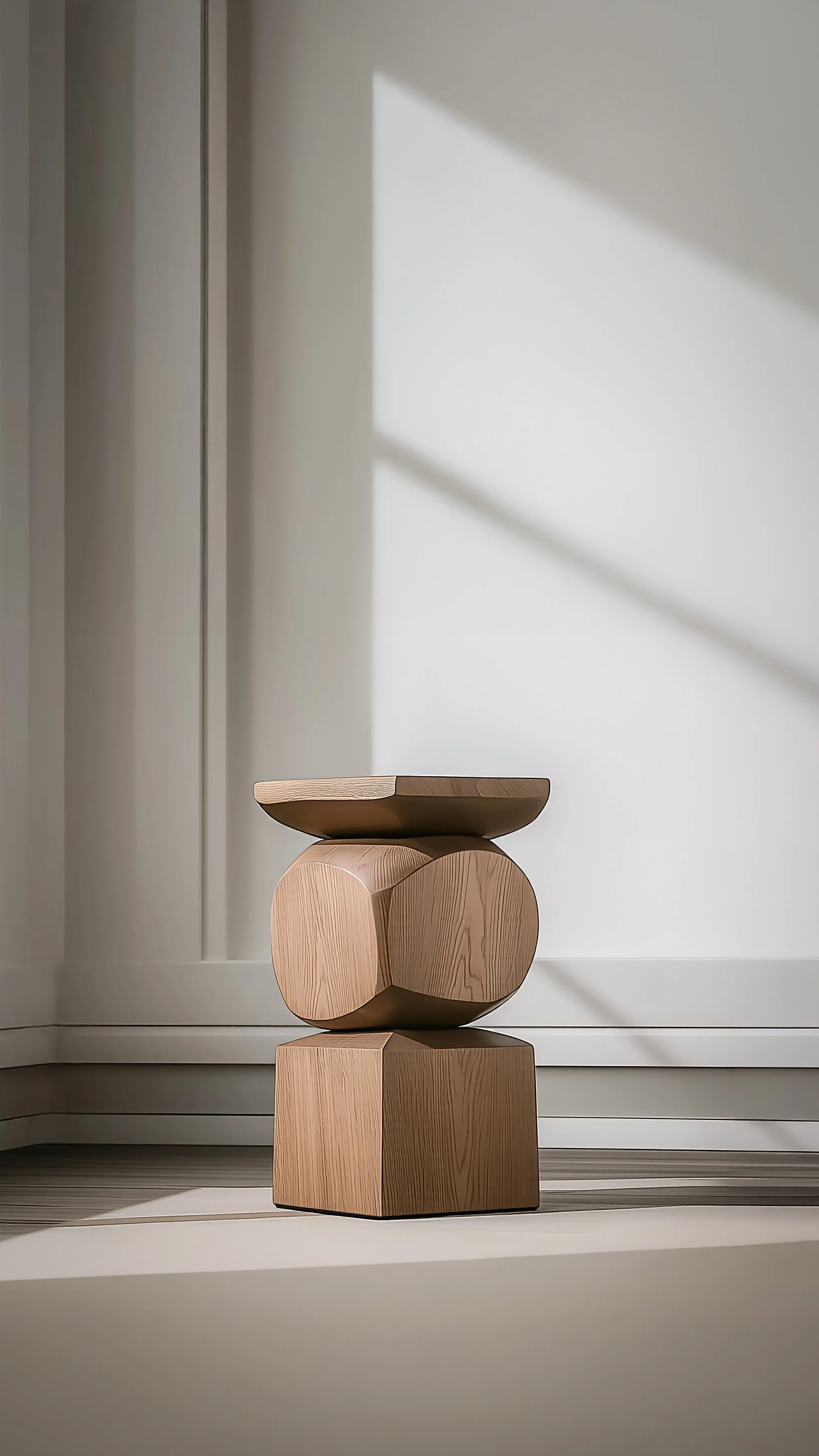 Modern Wooden Nightstand Socle No114, Designed by Joel Escalona — 3.jpg