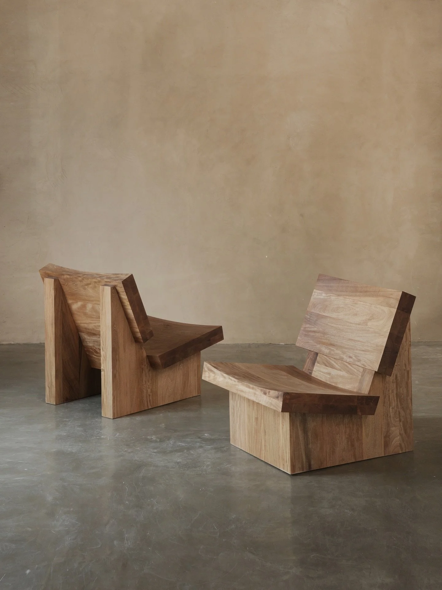 Muted lounge chair anchors a living room by introducing a low, solid wood volume that holds the space with quiet weight.

Custom dimensions available &mdash; sales@nono.mx
#nonofurniture #joelescalona #sculpturalFurniture #madeInMexico