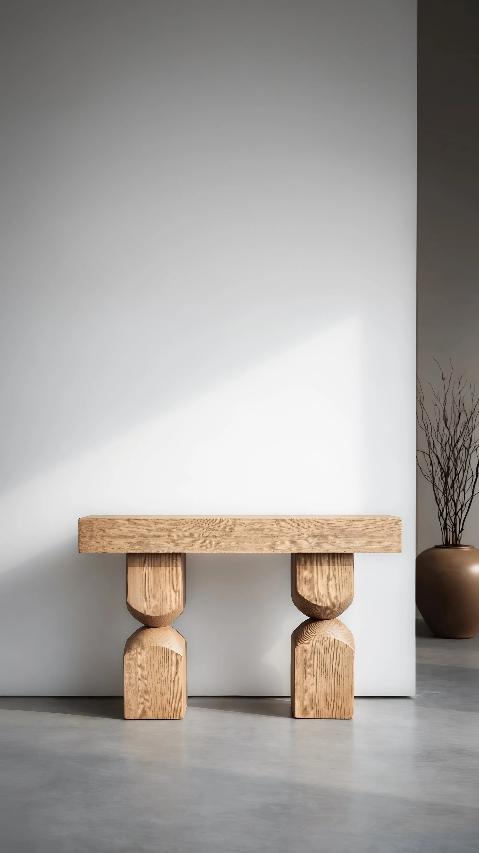 Socle No1 Architectural Console by NONO in Solid Wood — 4.jpg