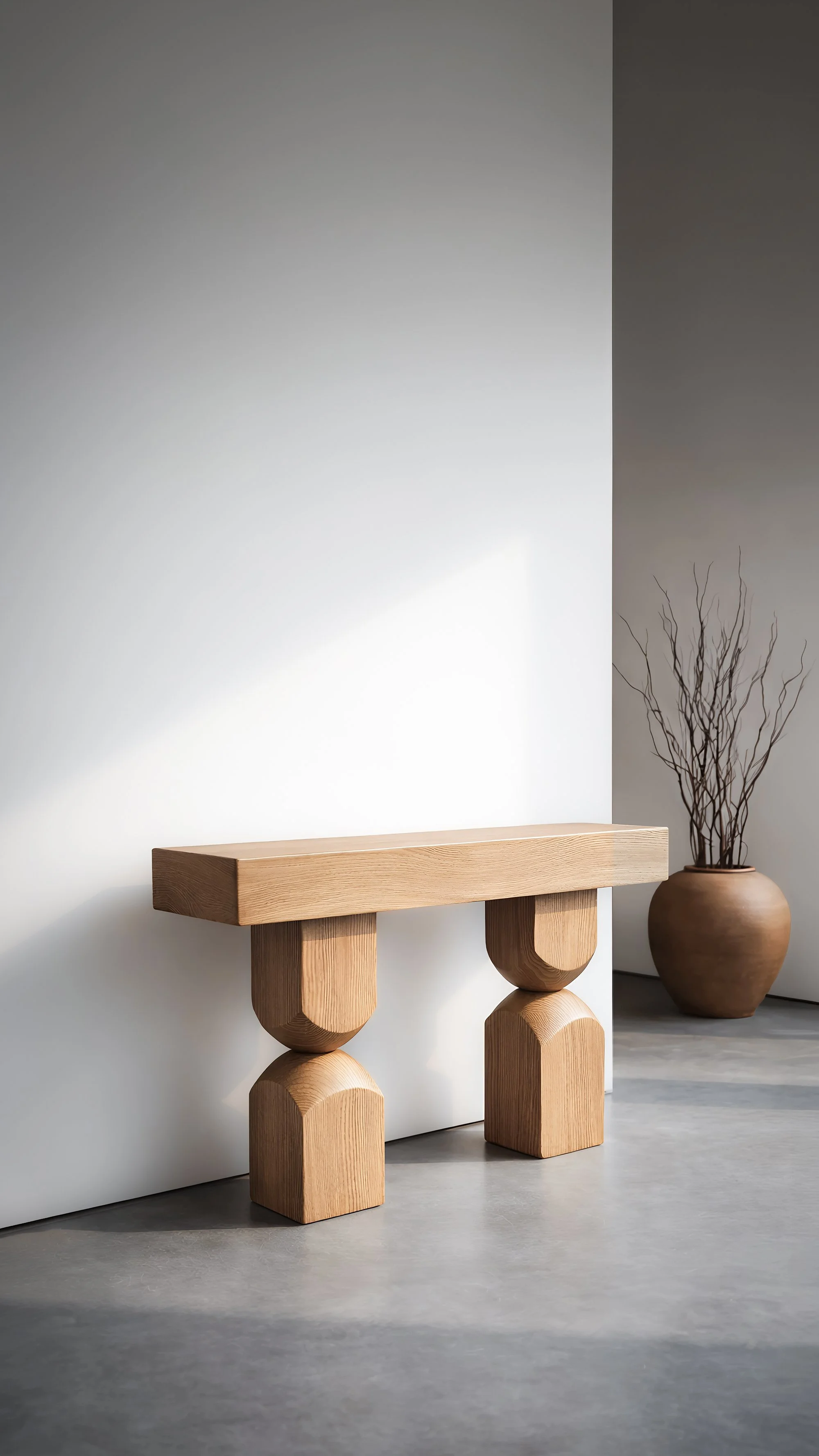 Socle No1 Architectural Console by NONO in Solid Wood — 2.jpg