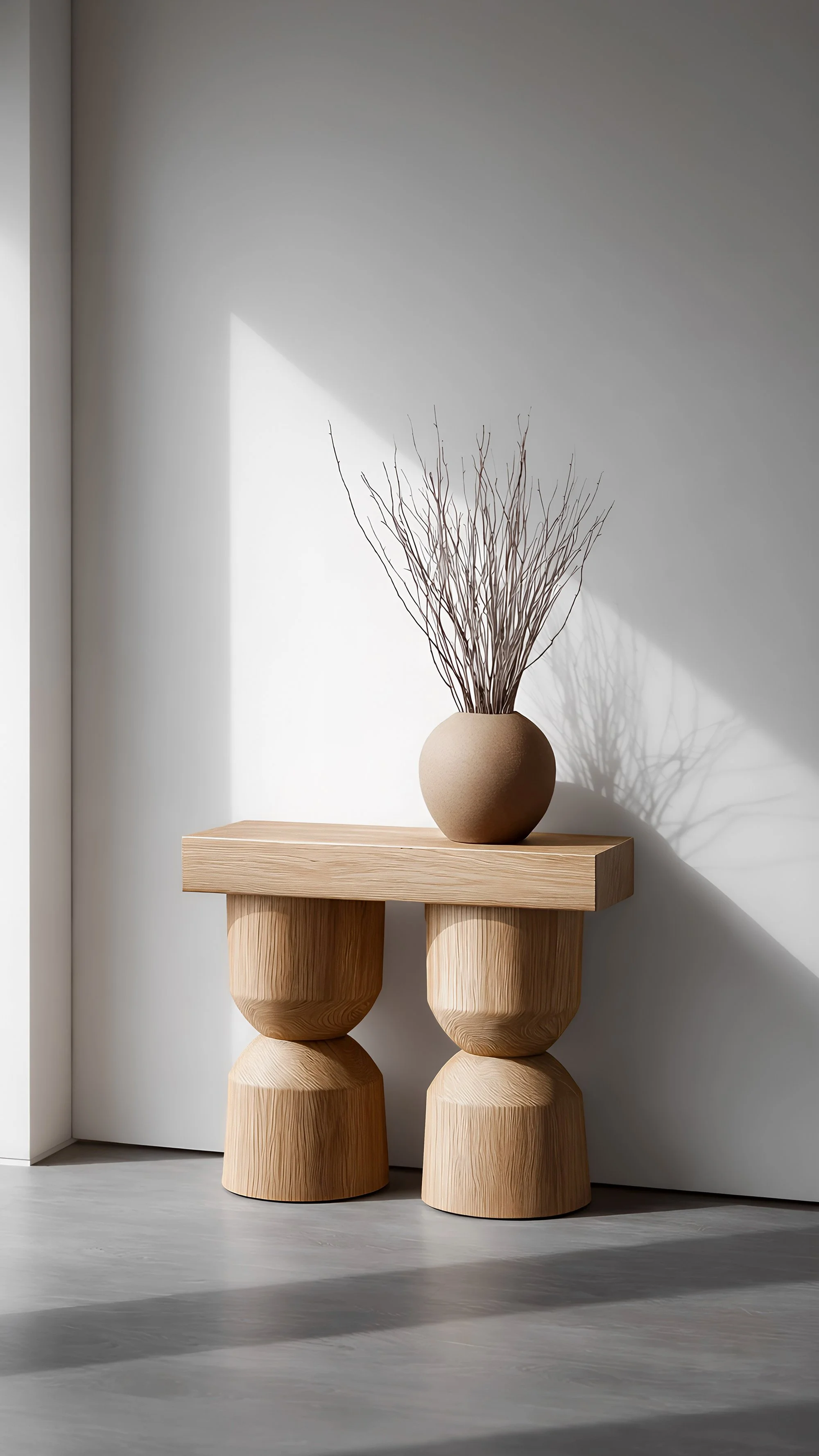 Socle No15 Sculptural Table by NONO in Solid Wood — 2.jpg