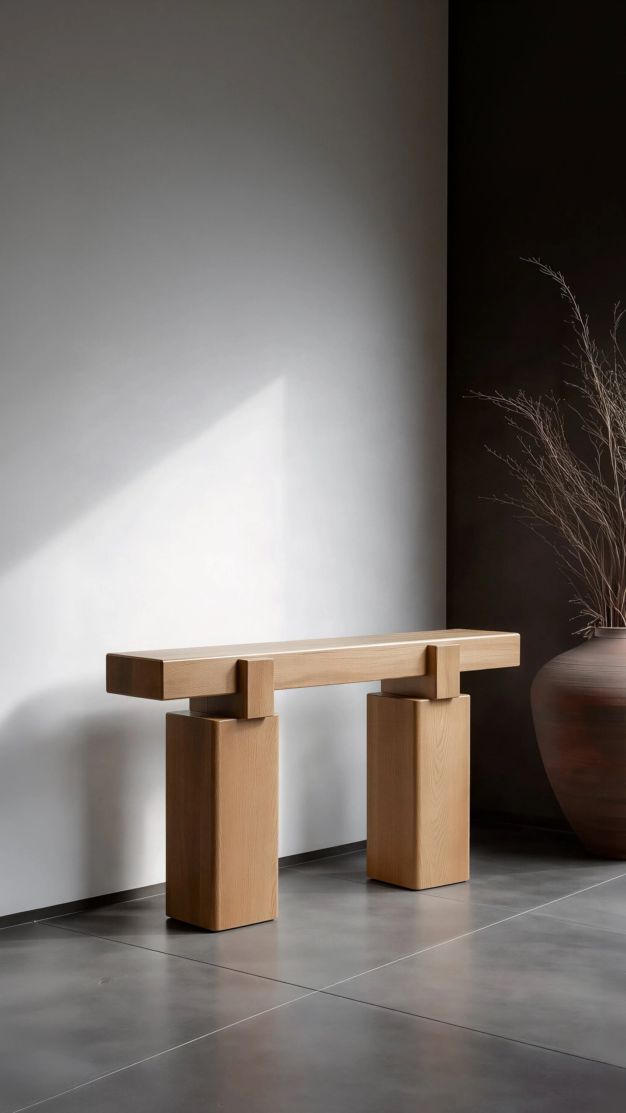 Socle No39 Architectural Console by NONO in Solid Wood — 2.jpg