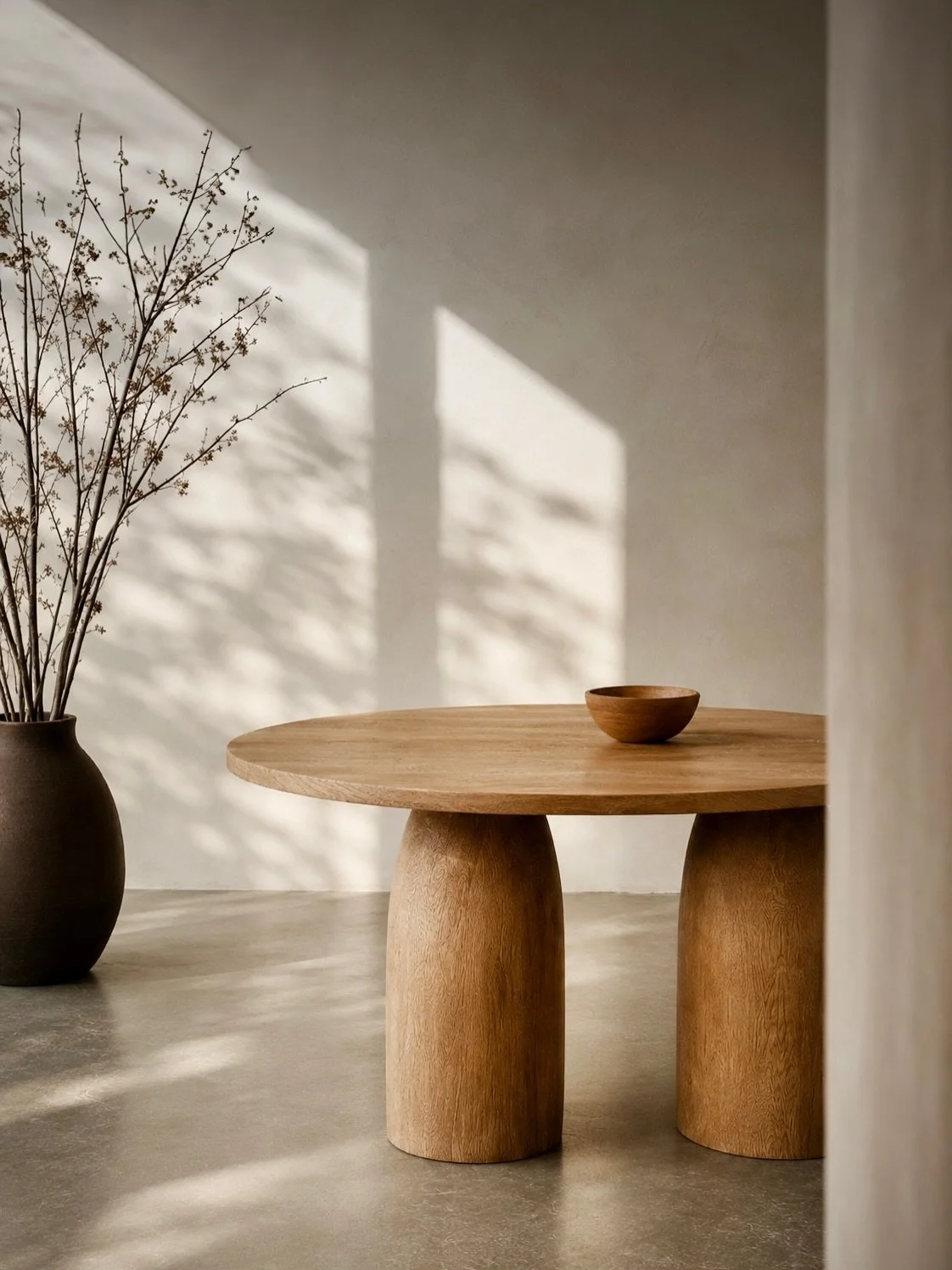 Each Scarpa round table is made to order, allowing diameter and height to adapt to project-specific layouts.

Where furniture becomes sculpture. www.nono.mx 
#nonofurniture #contemporaryfurniture #designcollector #madeinmexico