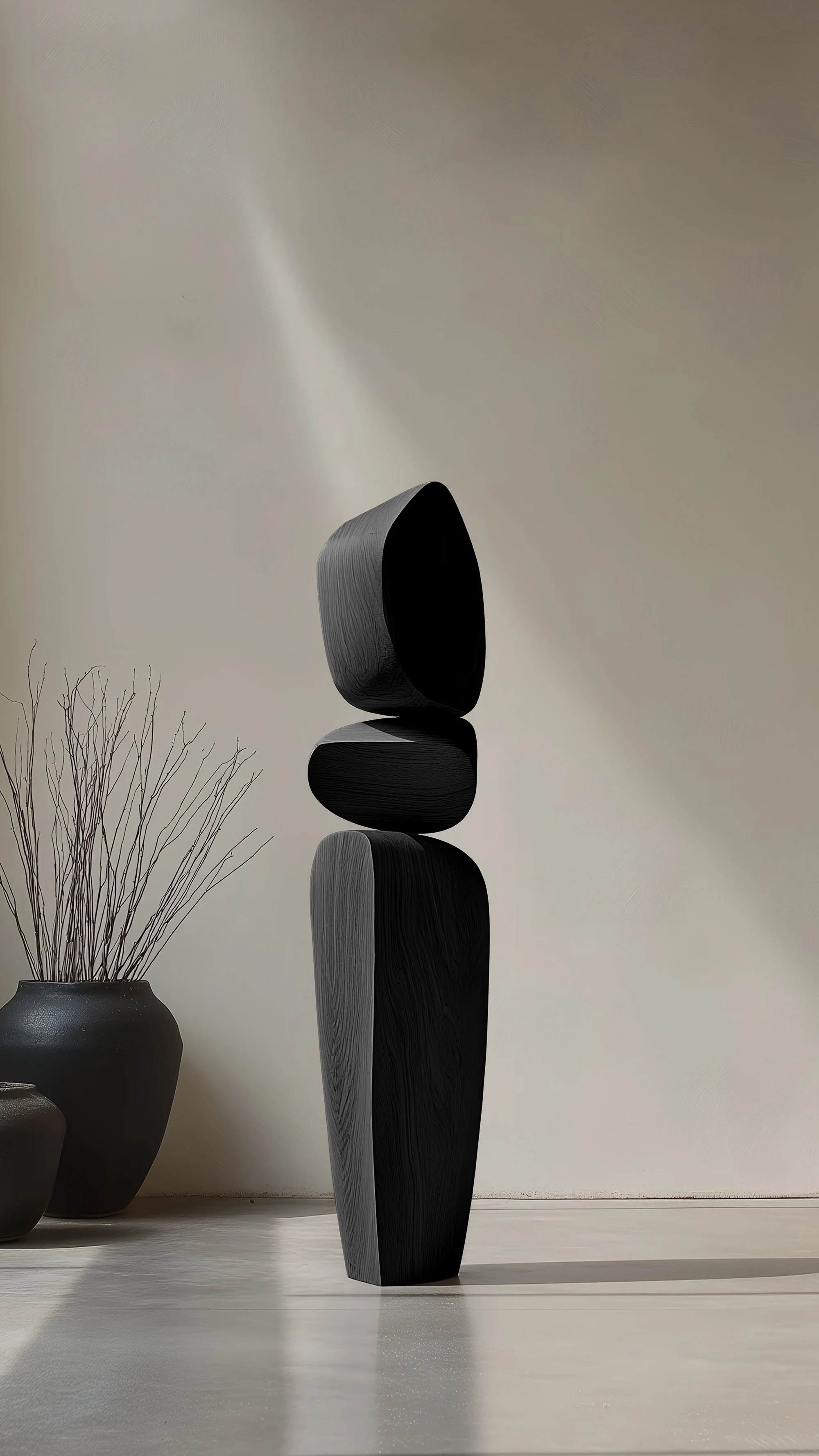 Still Stand No107 Modern Standing Totem in Light Solid Wood Design — 5.jpg