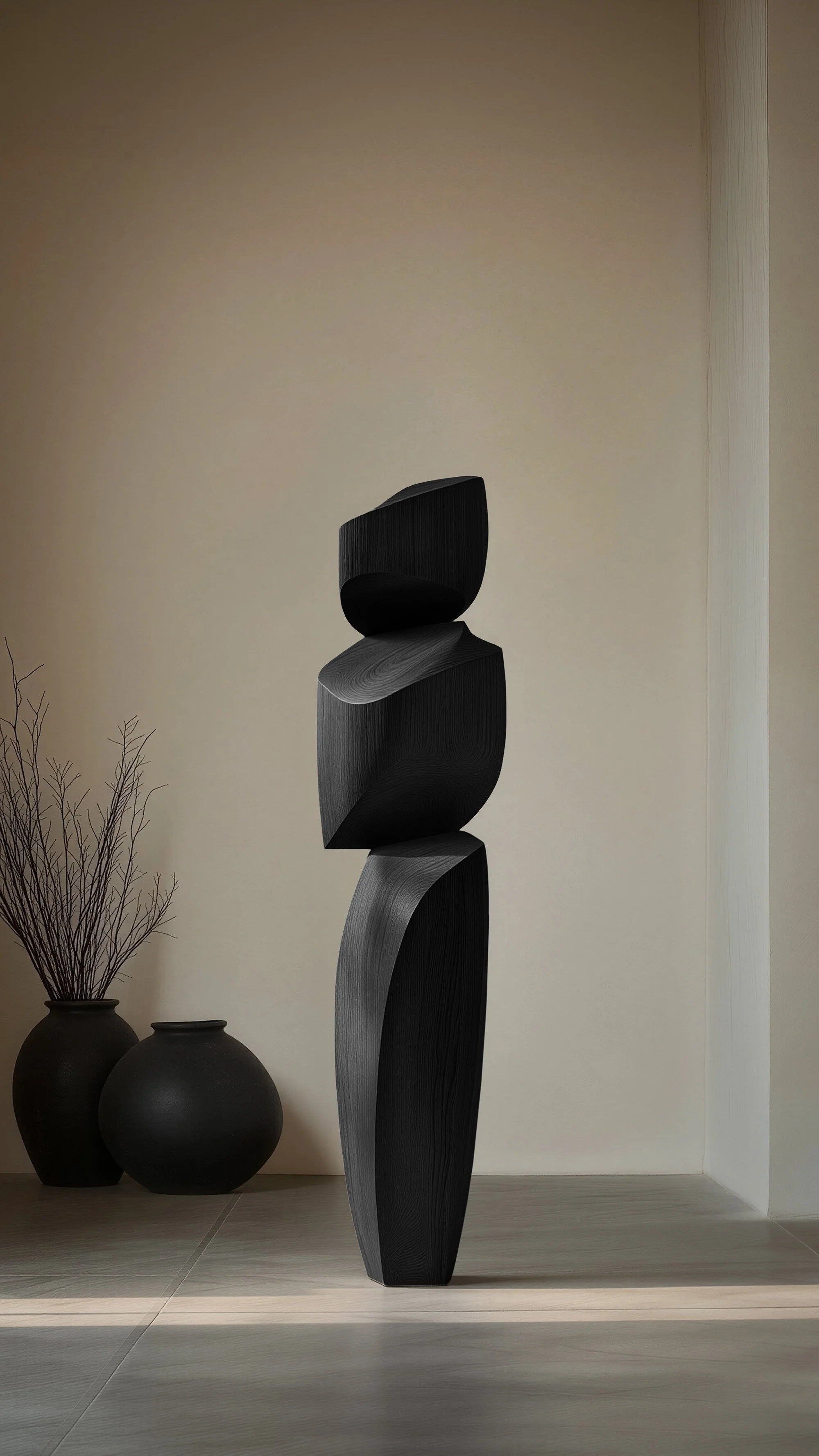 Abstract Biomorphic Oak Sculpture by NONO Still Stand No146 — 5.jpg