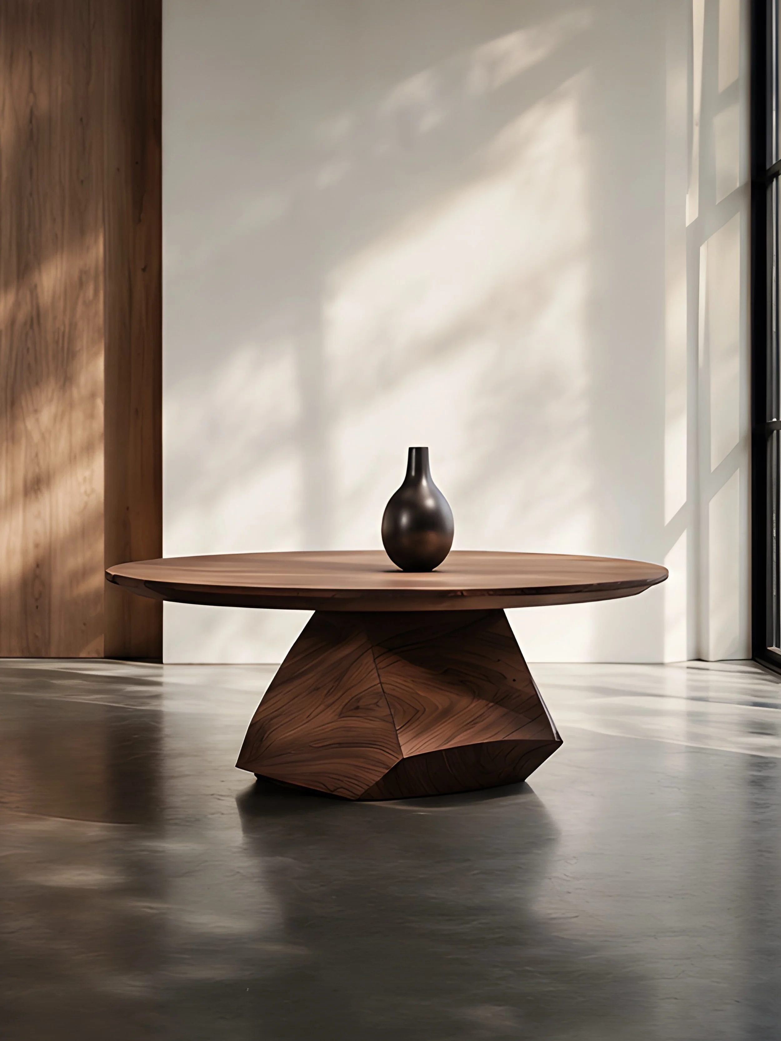 Solace coffee table in dark walnut

Designed and made in Mexico City. www.nono.mx
#furniture #sculpture #homedecor