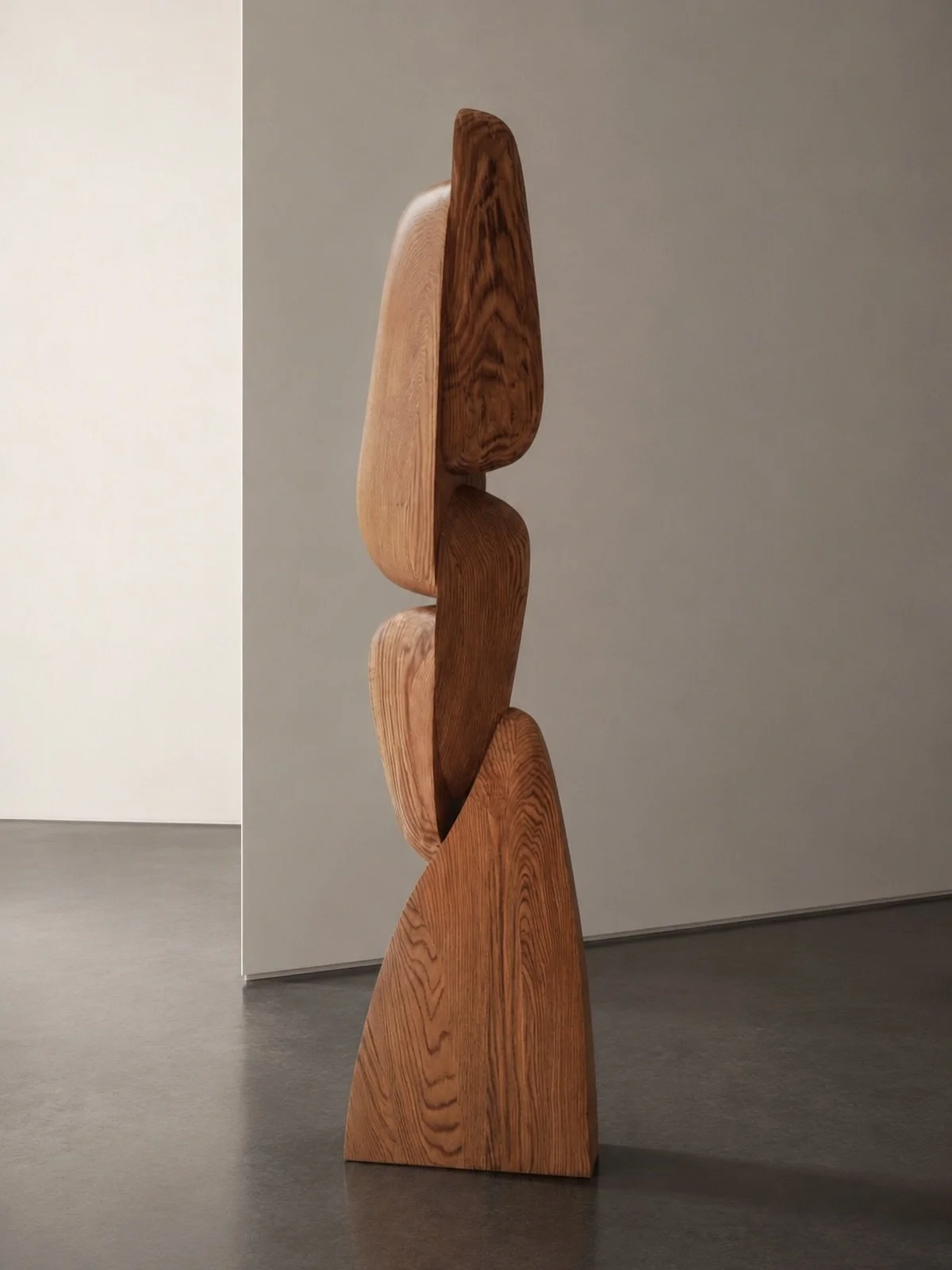 Still Stand 12 by @joelescalona is made in white oak, with a distinctive texture that gives the surface its own visual rhythm.

#sculpture #solidwood #designstudio