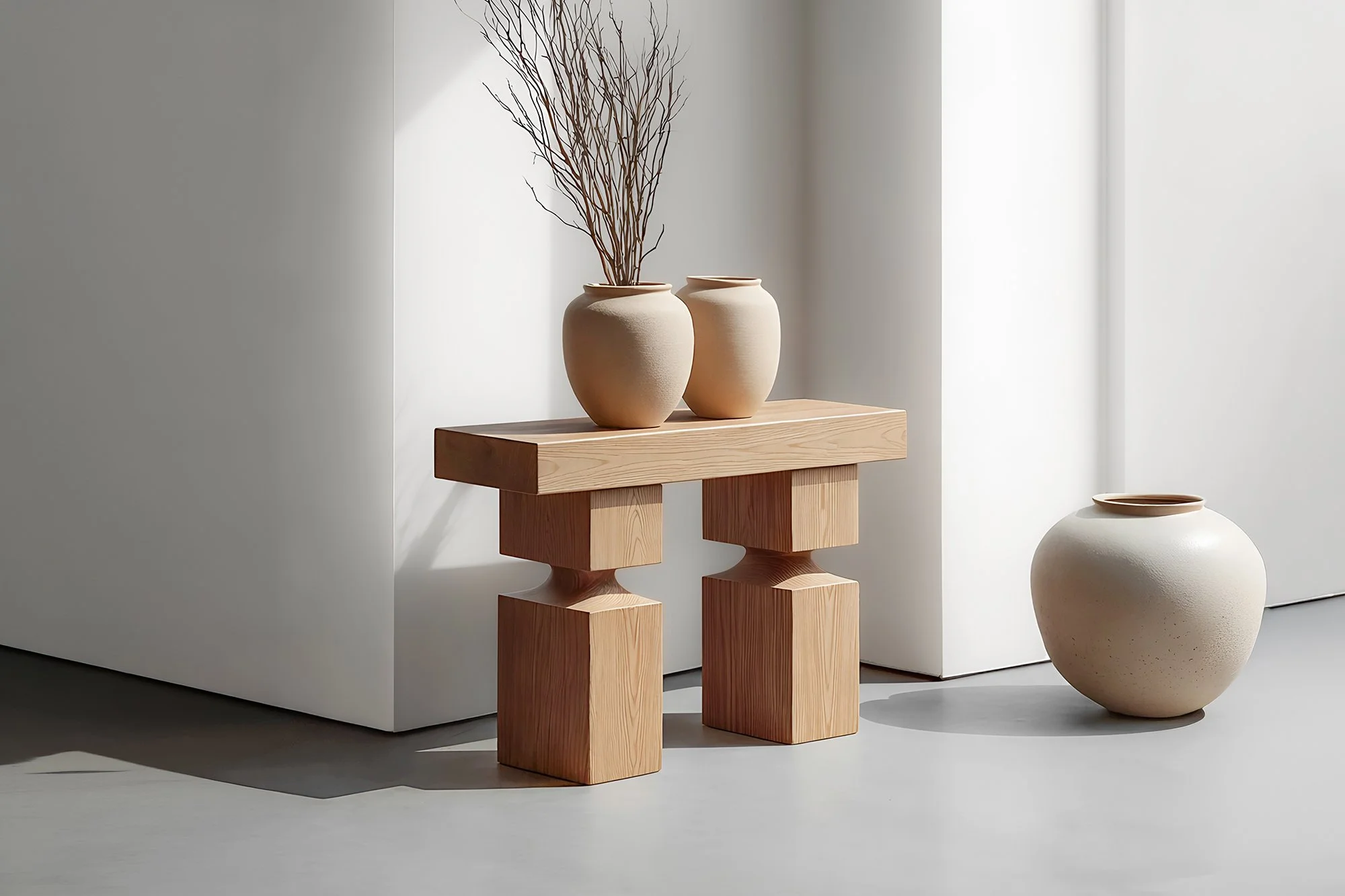 Socle No25 Sofa Table by NONO in Solid Wood —3.jpg