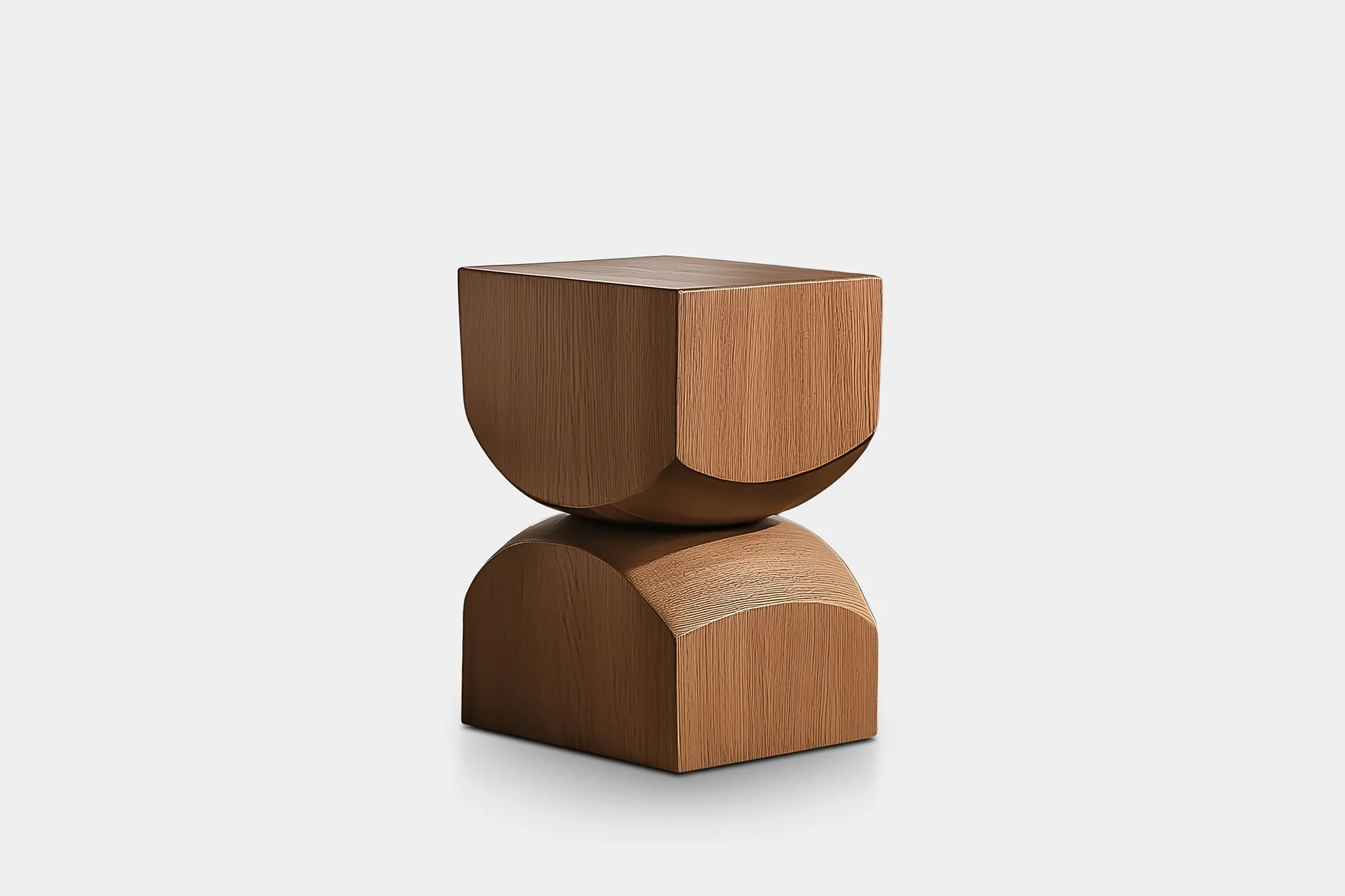 Wooden Stool Socle No106, Modern Solid Wood Furniture by Joel Escalona — 1.jpg