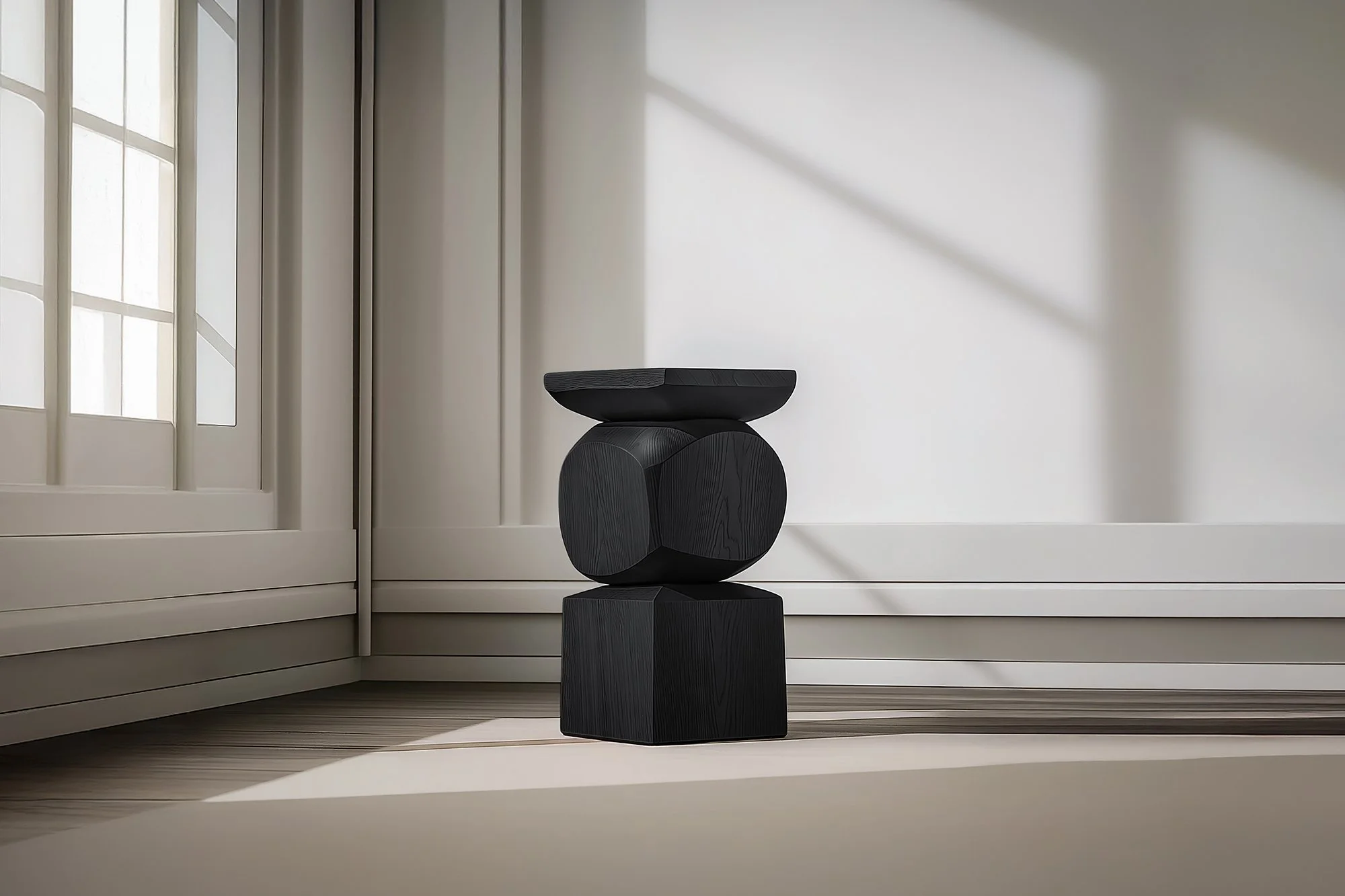 Modern Wooden Nightstand Socle No114, Designed by Joel Escalona — 5.jpg