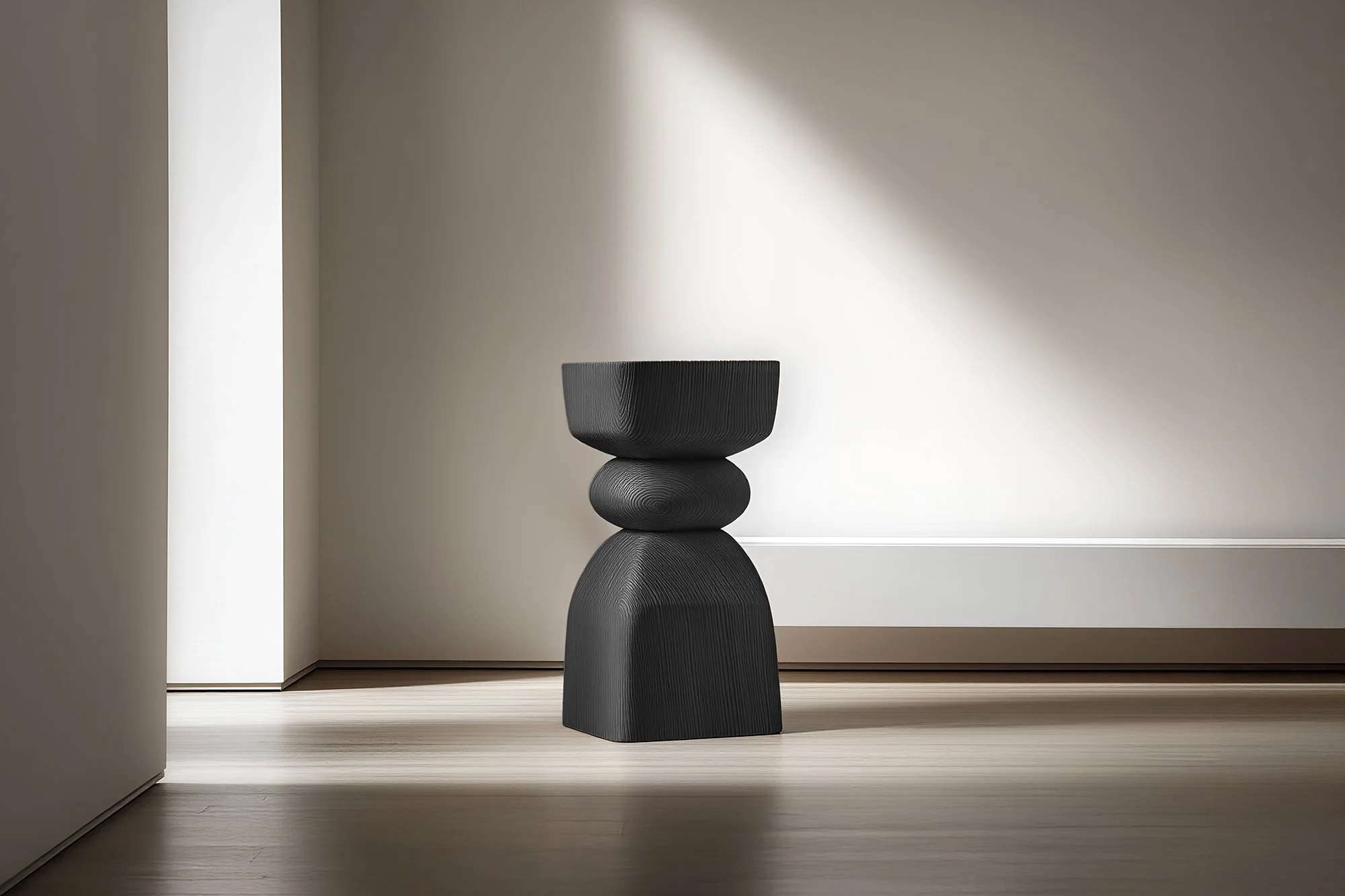 Socle No101 Side Table in Solid Wood, Contemporary Furniture by NONO — 5.jpg