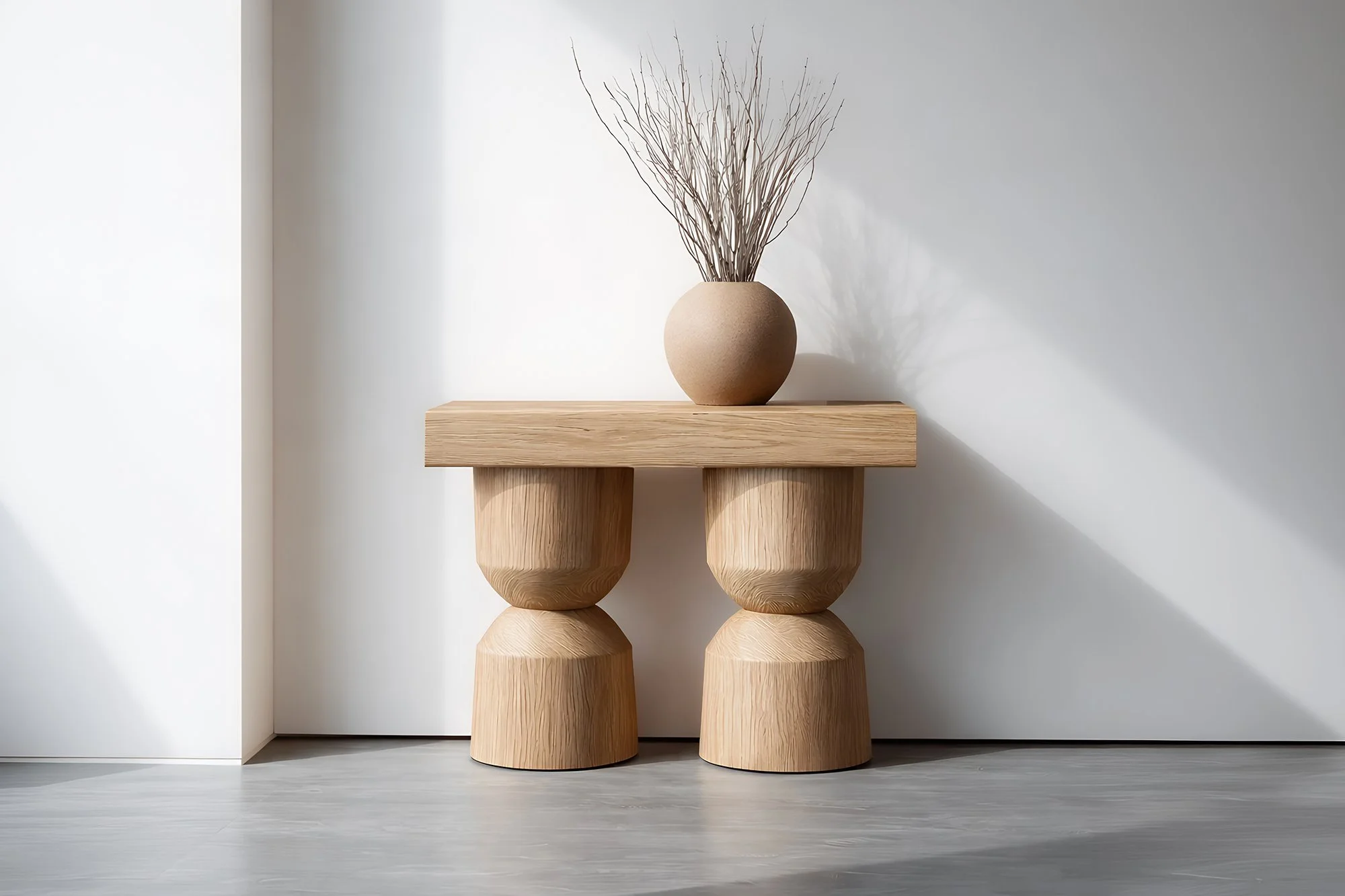 Socle No15 Sculptural Table by NONO in Solid Wood — 5.jpg