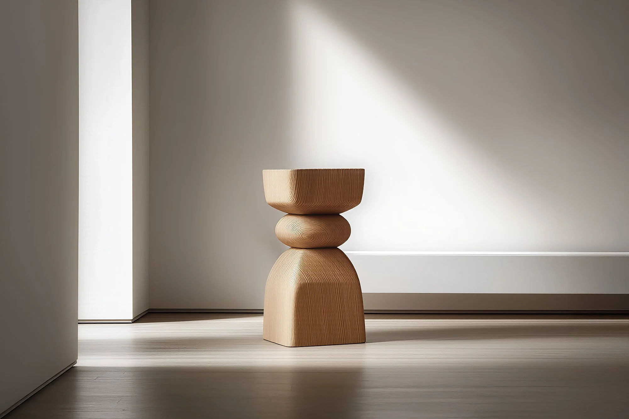 Socle No101 Side Table in Solid Wood, Contemporary Furniture by NONO — 2.jpg