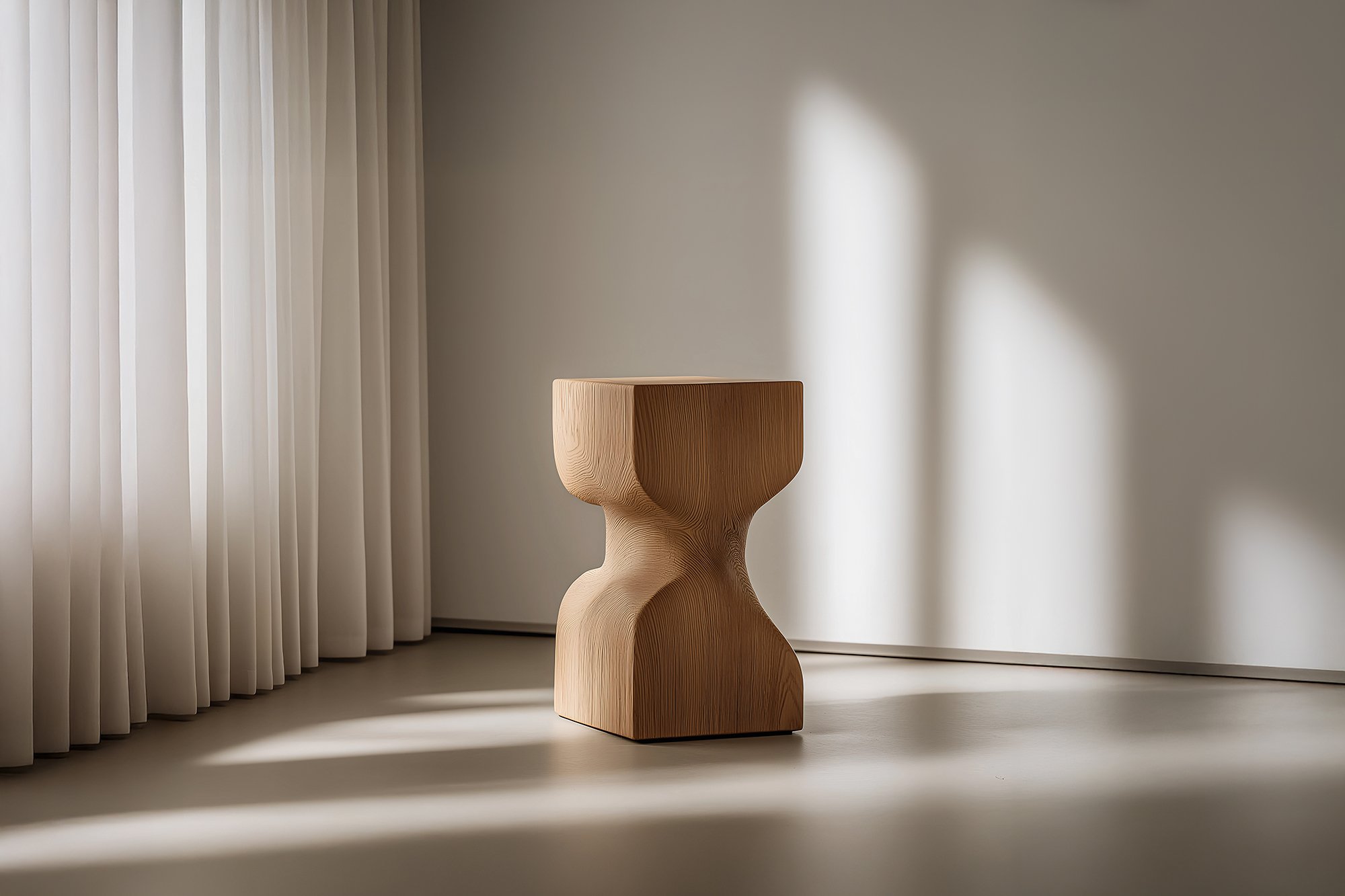 Socle No71 Nightstand, Solid Wood Modern Design by NONO — 2.jpg