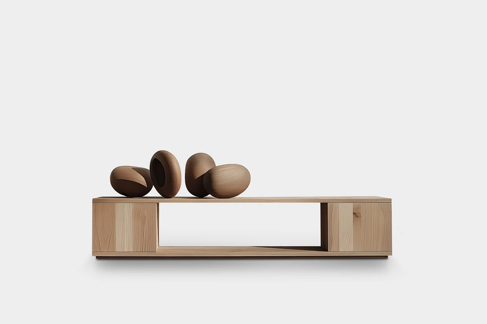 Sereno No50 Bench Table in Solid Wood, Contemporary Furniture by NONO — 1.jpg