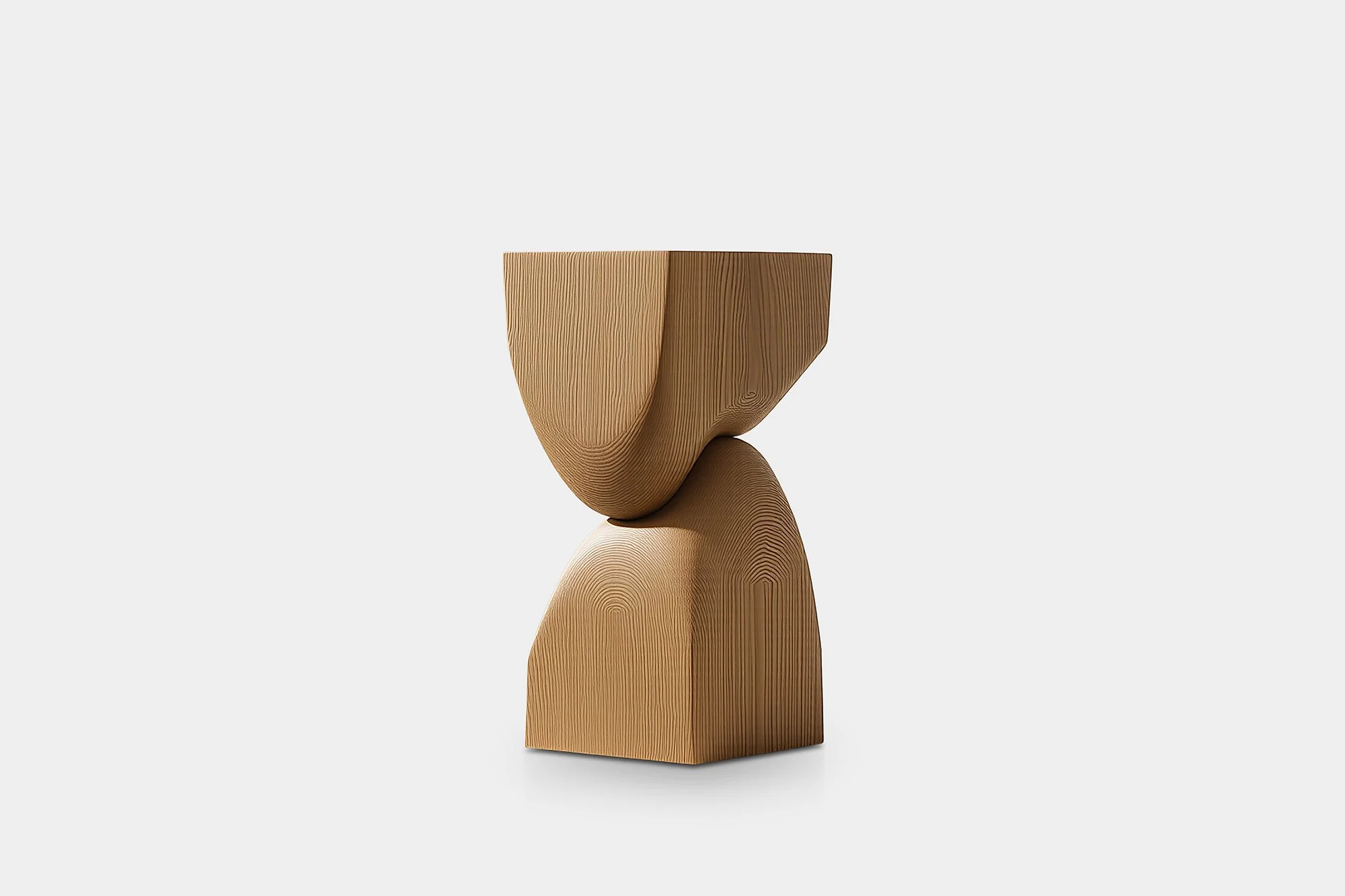Wooden Nightstand Socle No120, Minimal Contemporary Design by Joel Escalona — 1.jpg